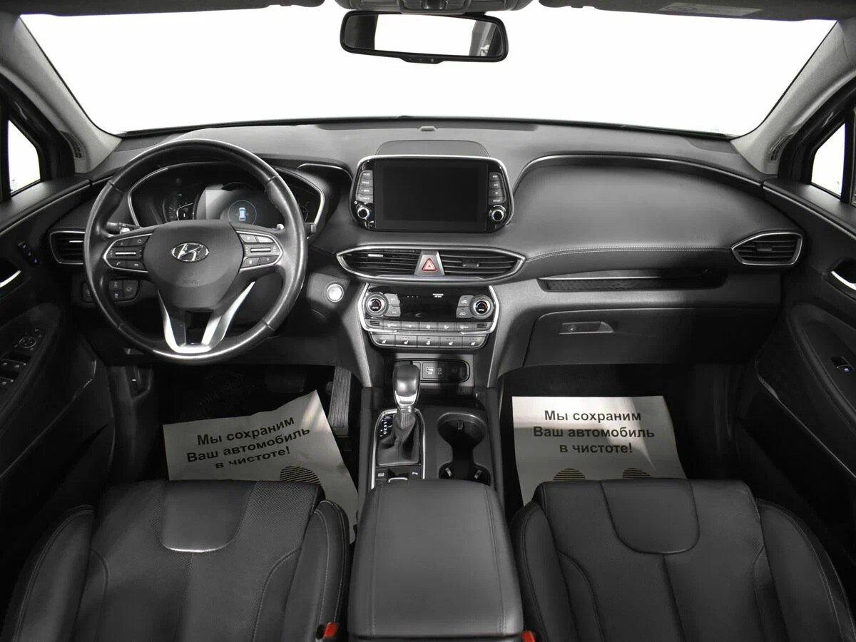 Hyundai Santa Fe 2021, серый