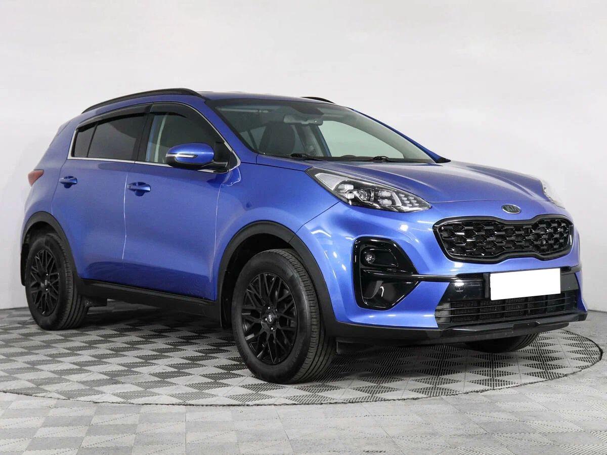 Kia Sportage 2021, синий