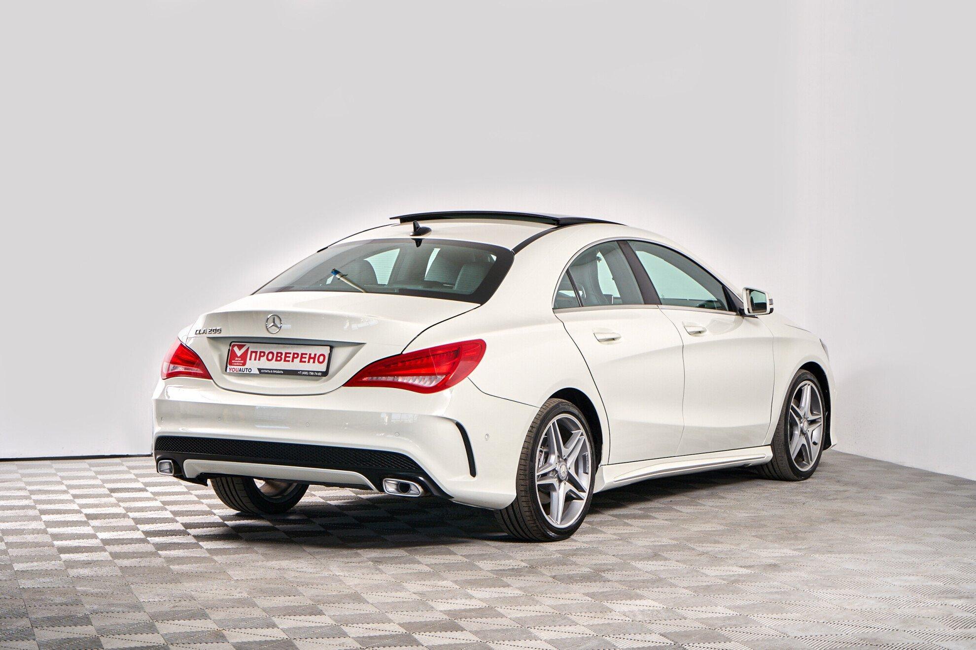 Mercedes-Benz CLA 2013, белый