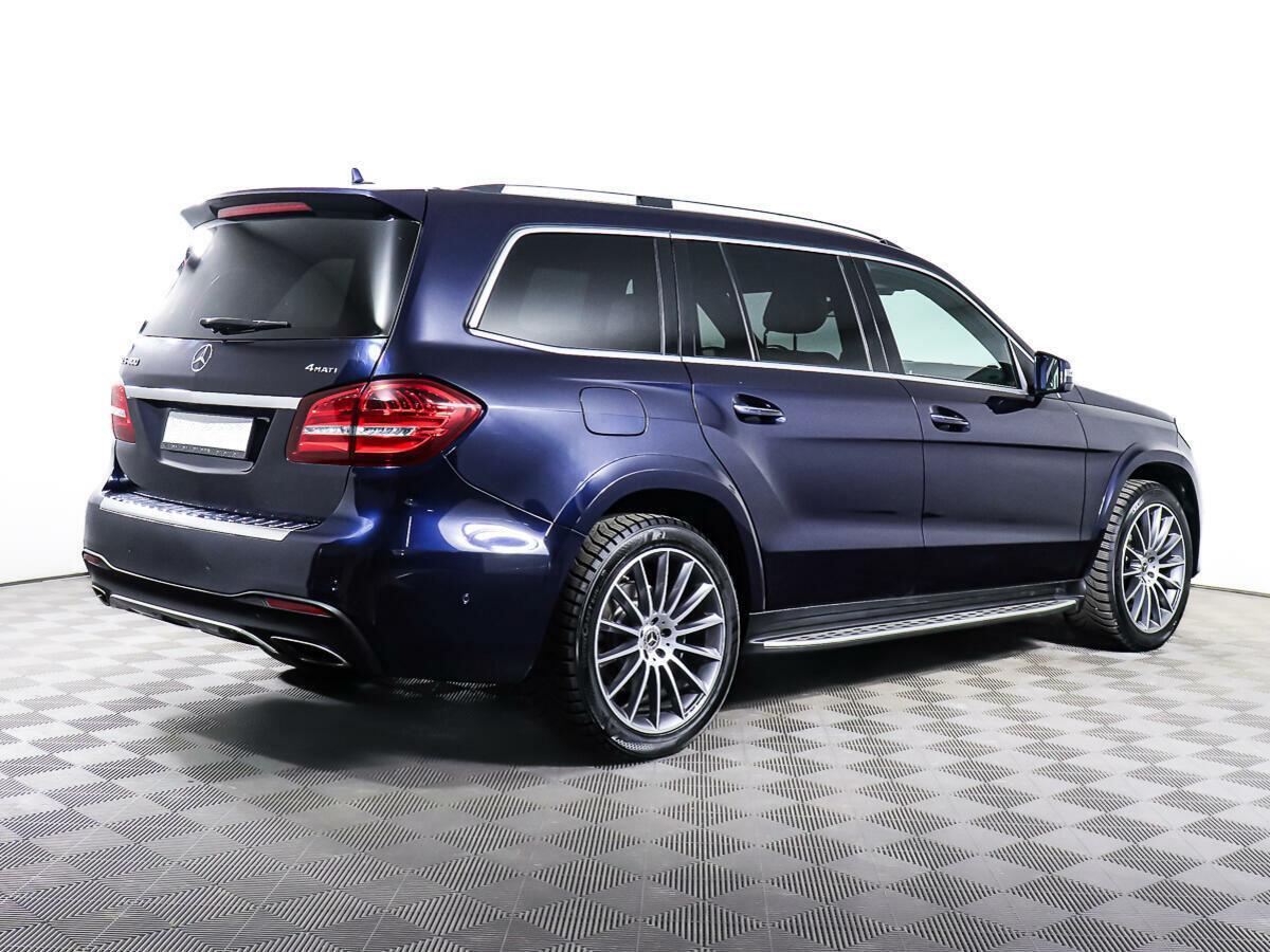 Mercedes-Benz GLS 2016, синий