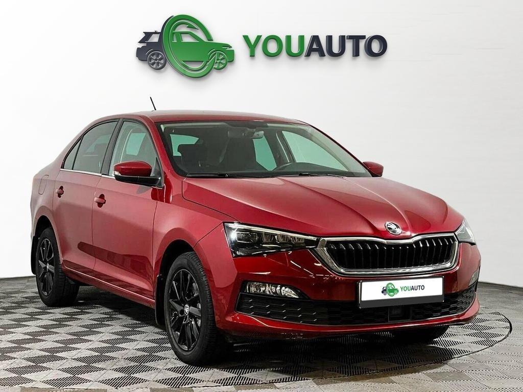 Skoda Rapid 2020, красный