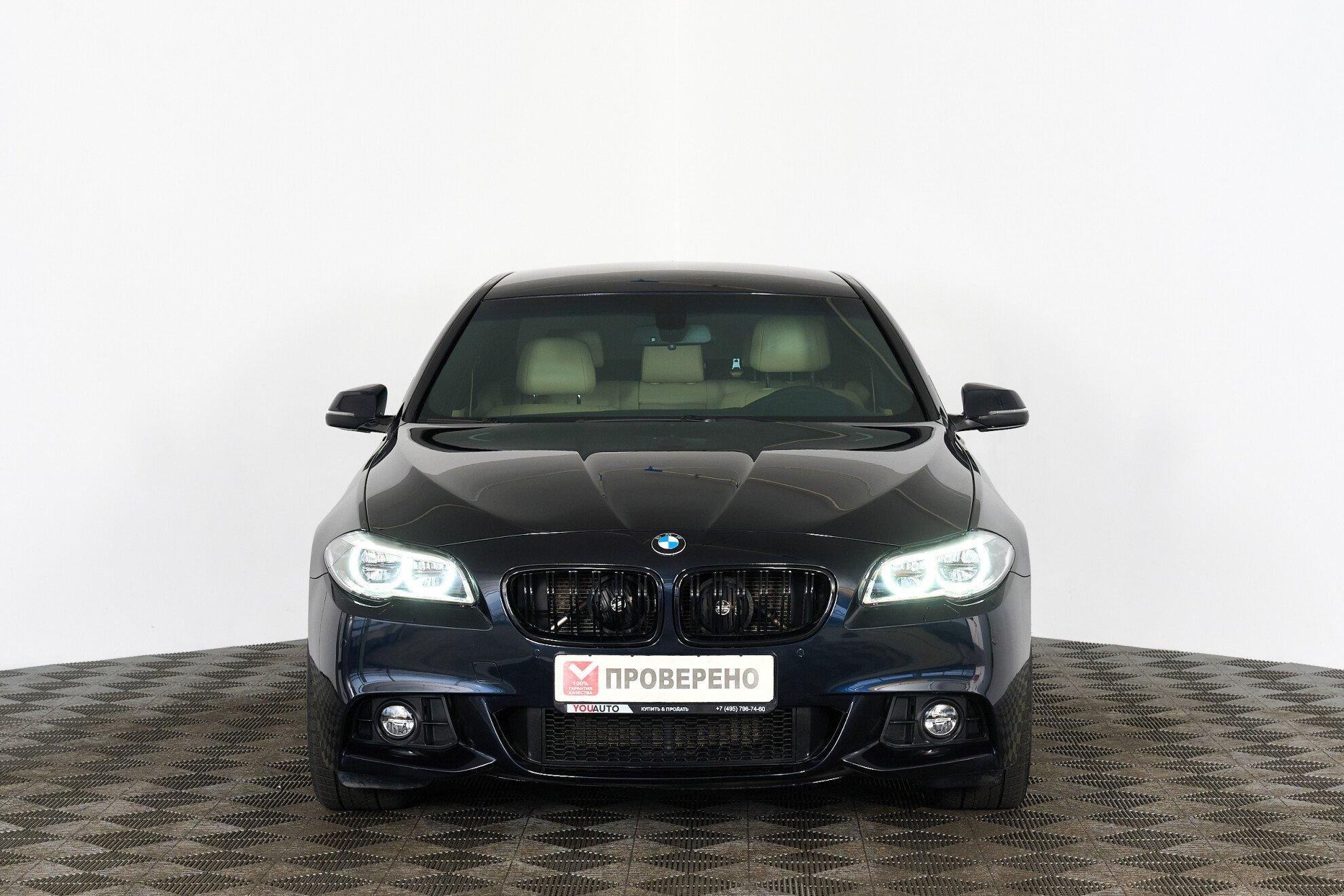 BMW 5 серии 2013, черный
