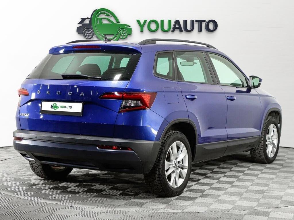 Skoda Karoq 2021, синий