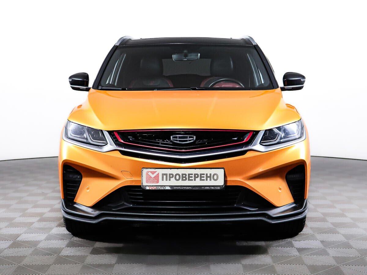 Geely Coolray 2022, желтый