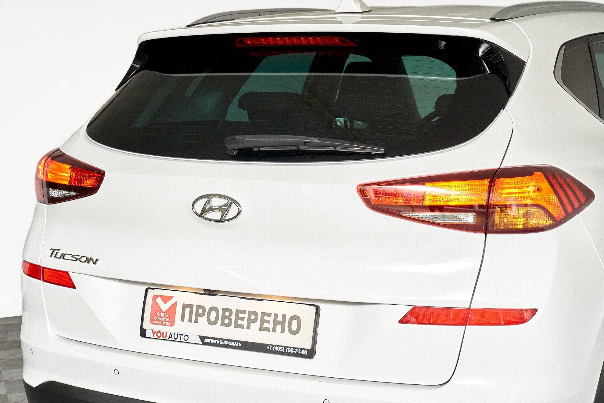 Hyundai Tucson 2018, белый