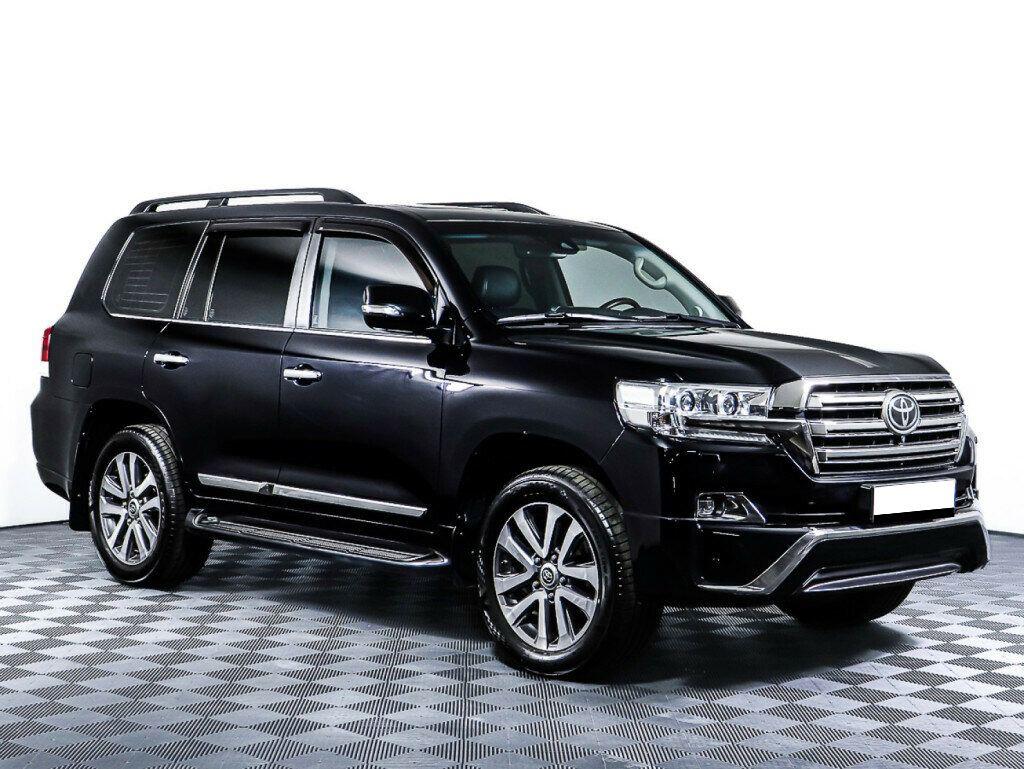 Toyota Land Cruiser 2019, черный