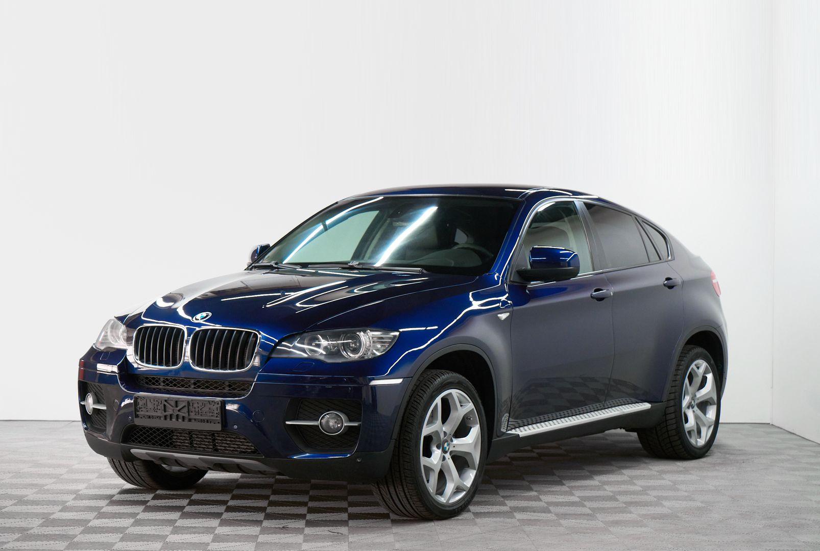 BMW X6 2010, синий