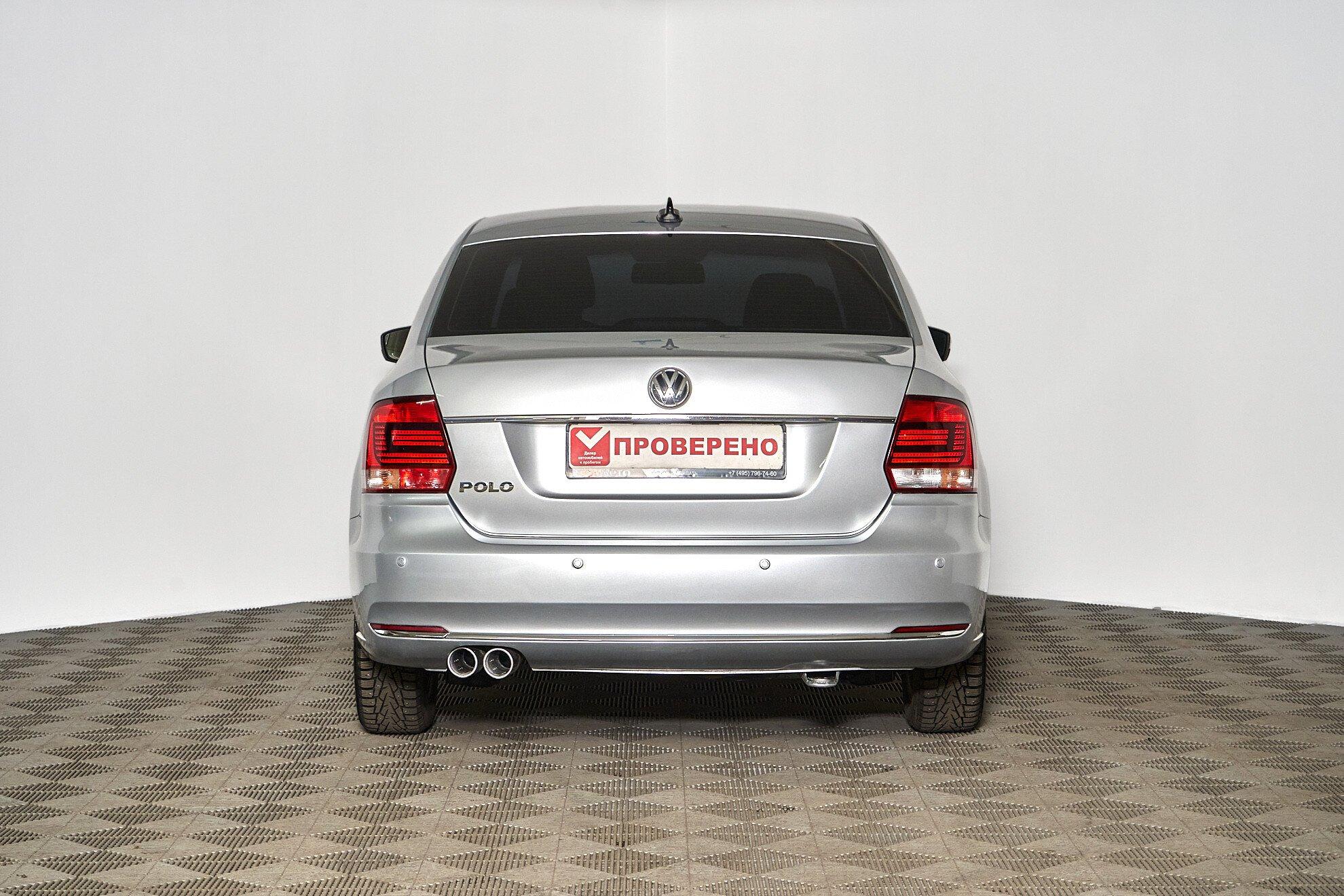 Volkswagen Polo 2019, серебряный