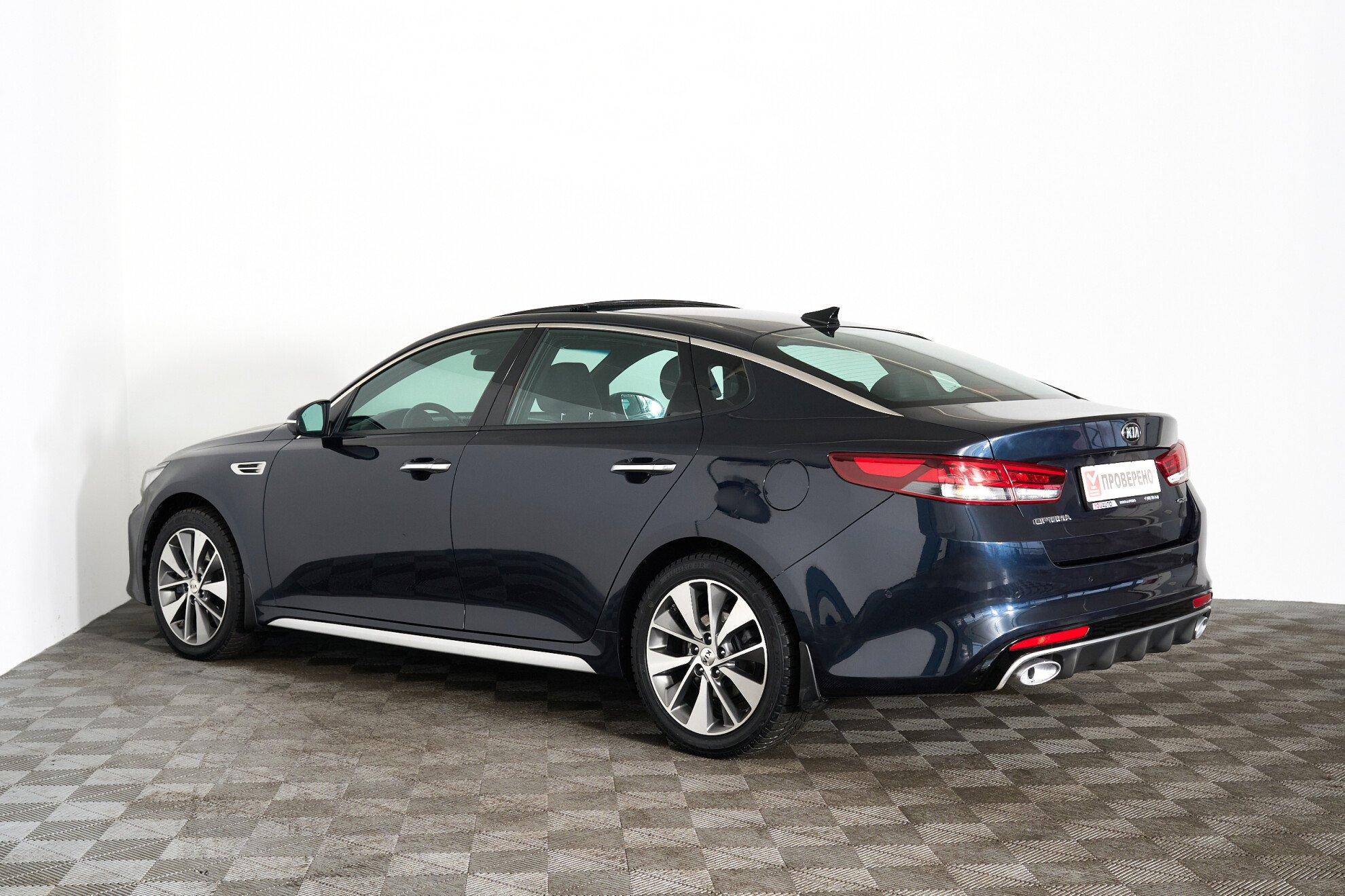 Kia Optima 2018, синий
