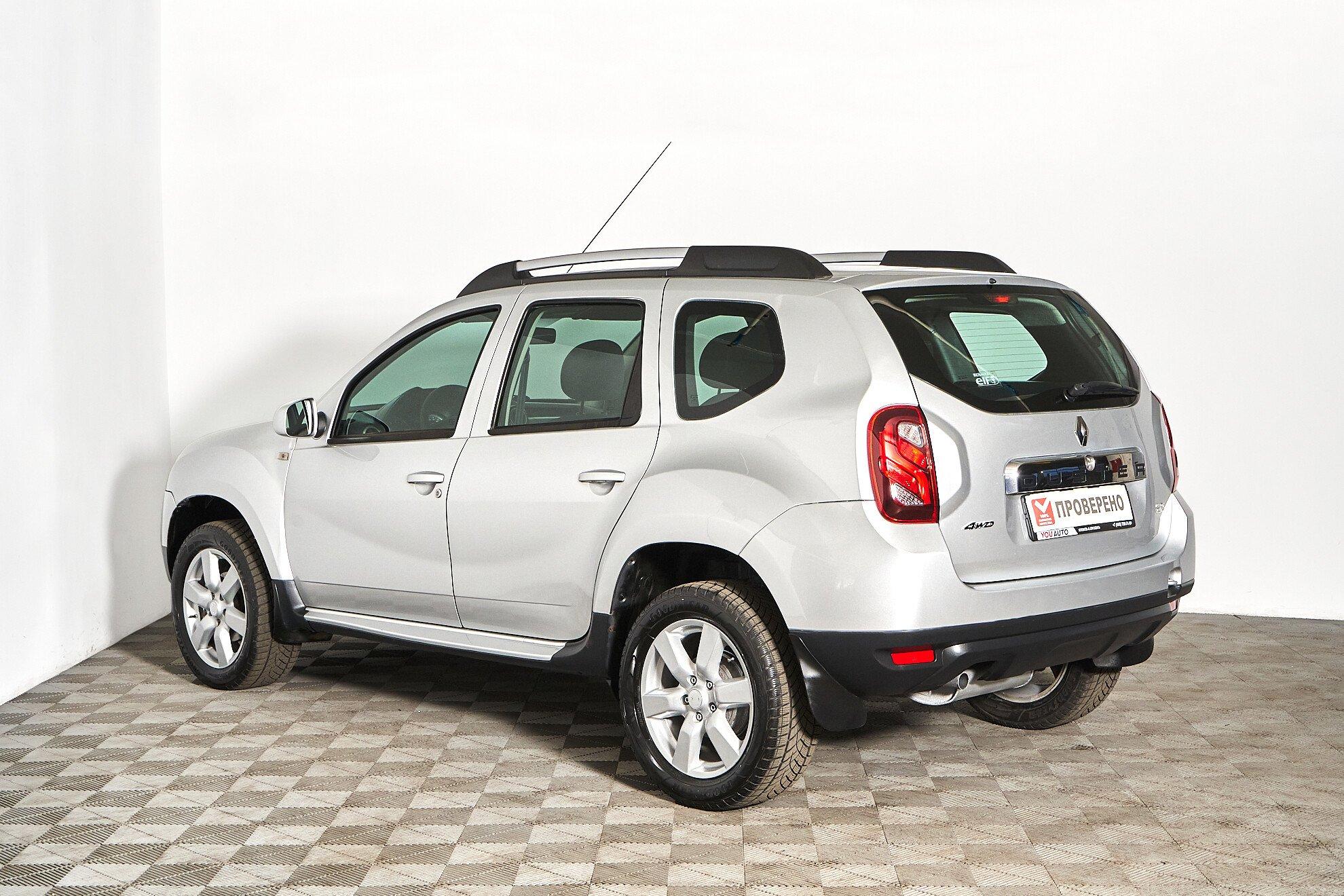 Renault Duster 2014, серебряный