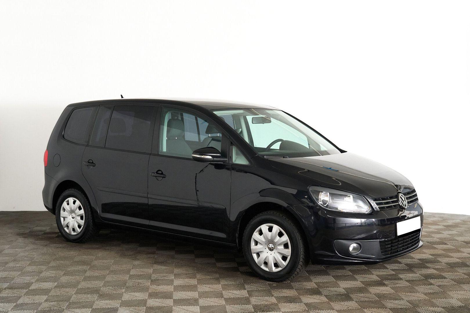 Volkswagen Touran 2012, черный