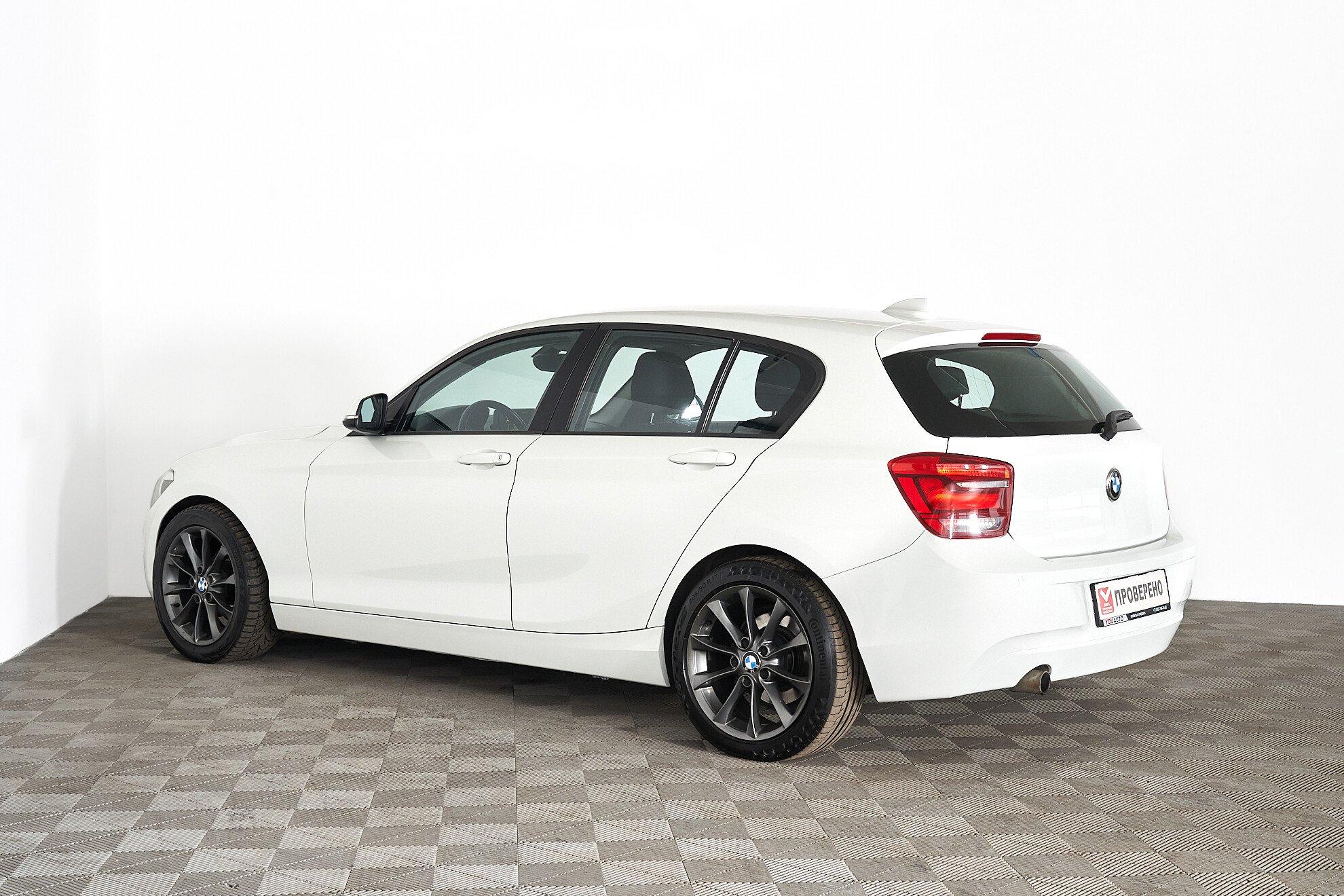 BMW 1 серии 2012, белый