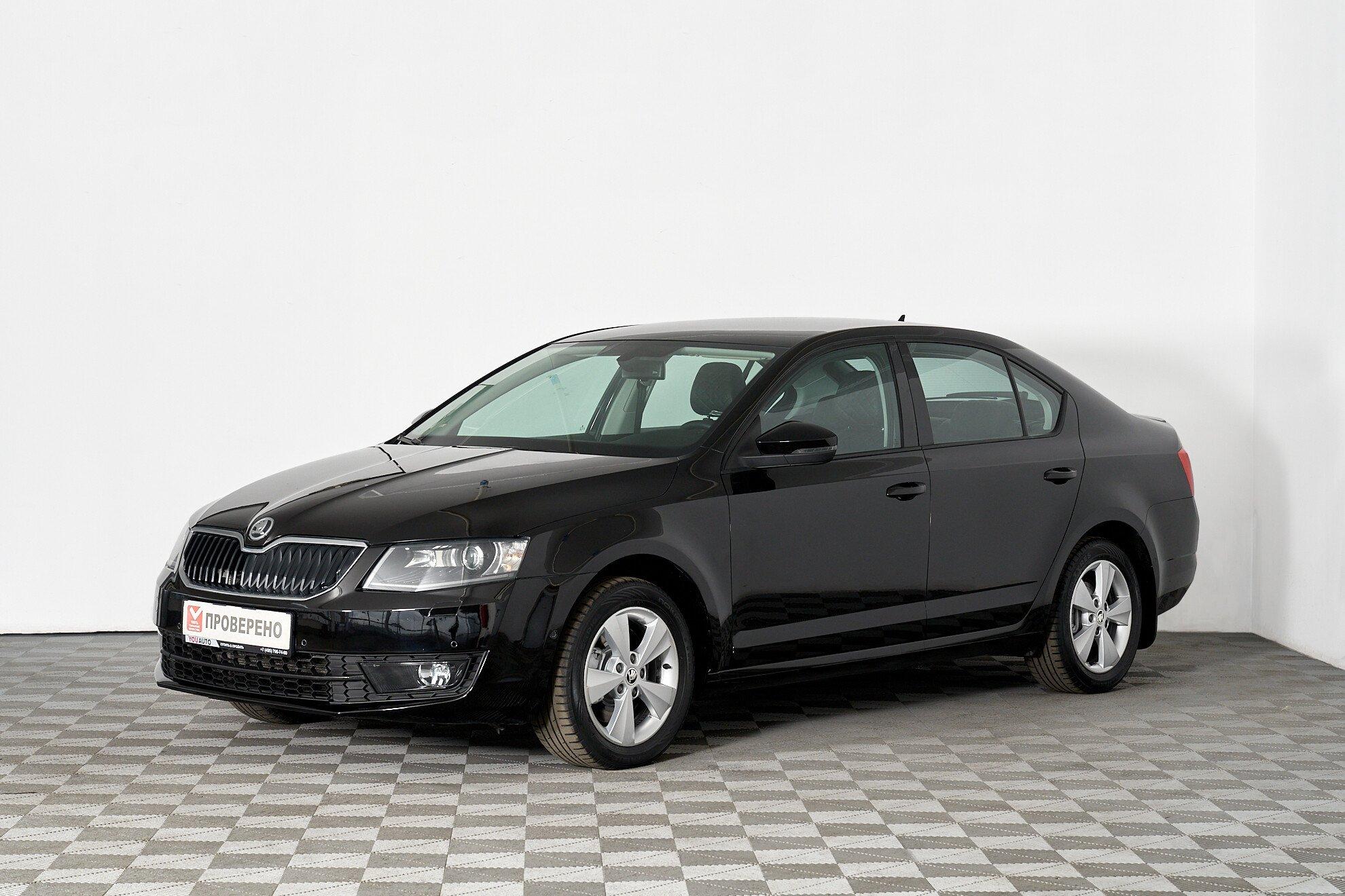 Skoda Octavia 2015, черный