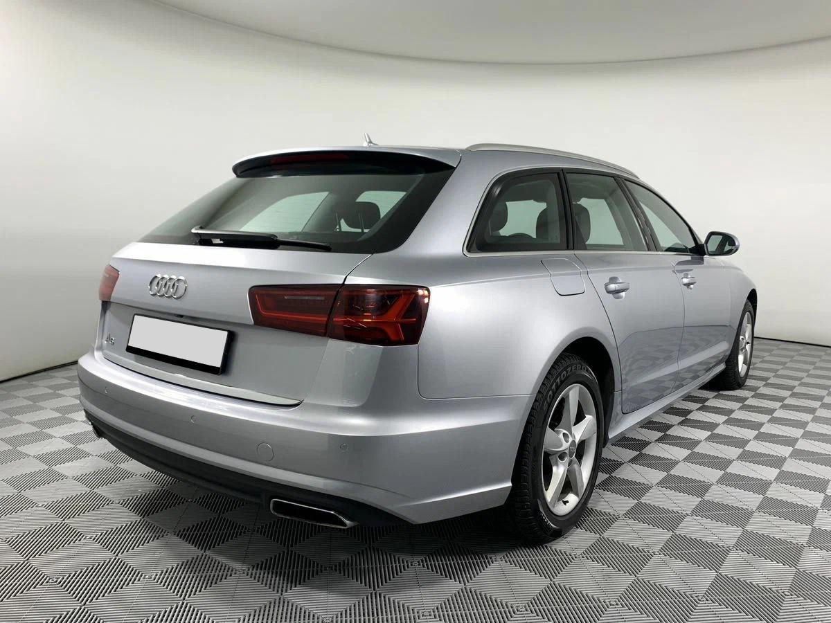 Audi A6 2017, серебряный