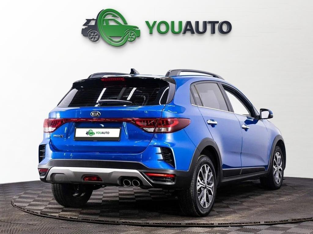 Kia Rio 2021, синий