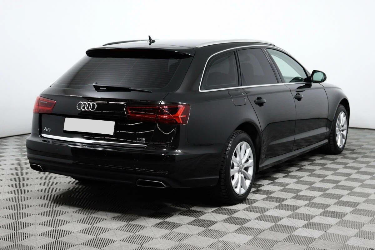 Audi A6 2017, черный