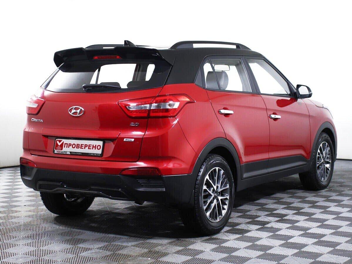 Hyundai Creta 2020, красный