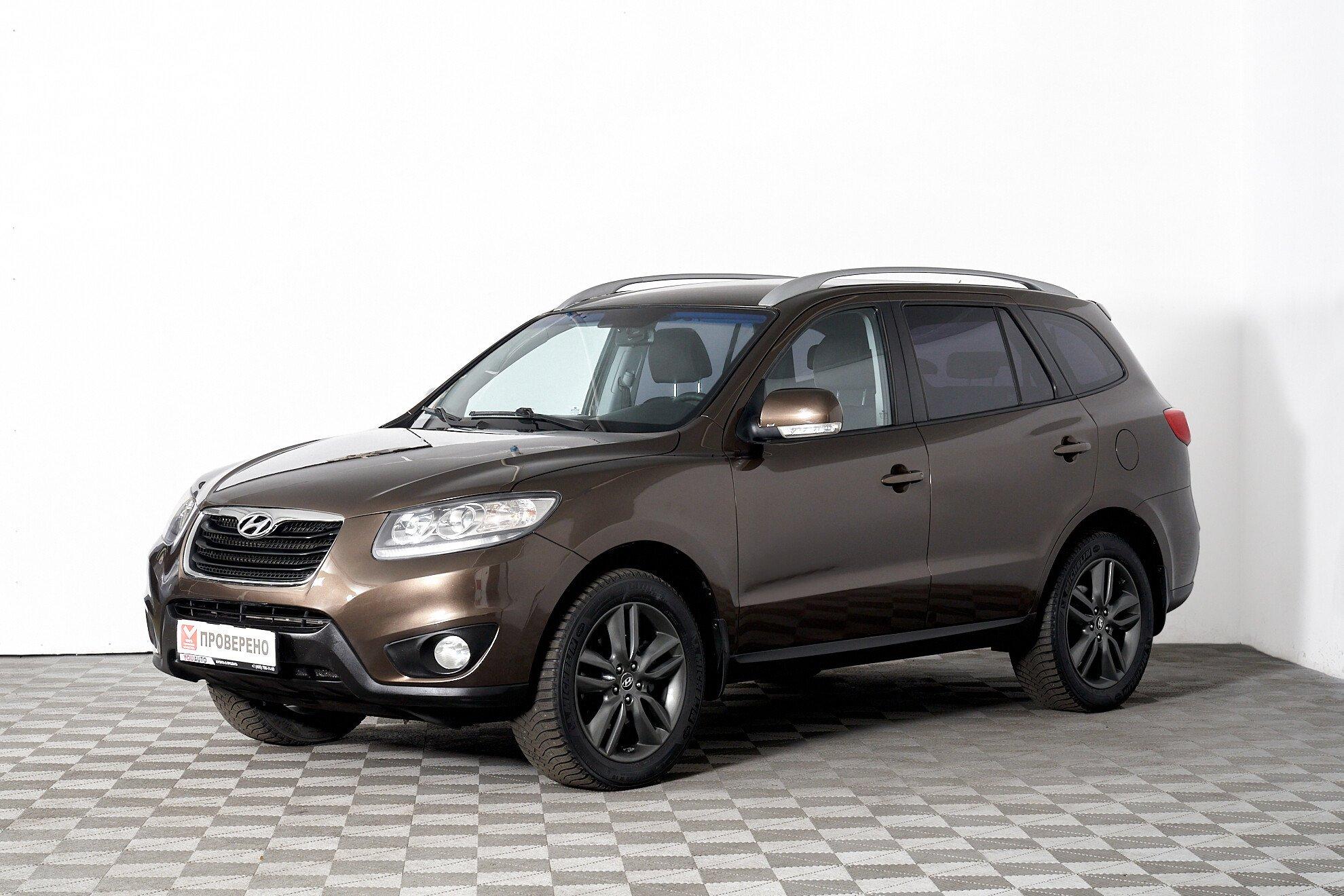 Hyundai Santa Fe 2010, коричневый
