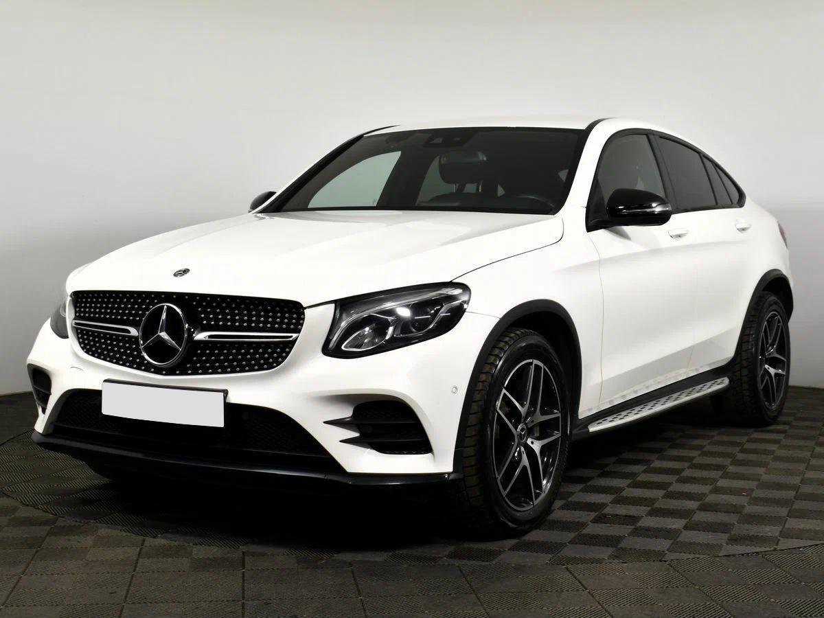 Mercedes-Benz GLC Coupe 2019, белый