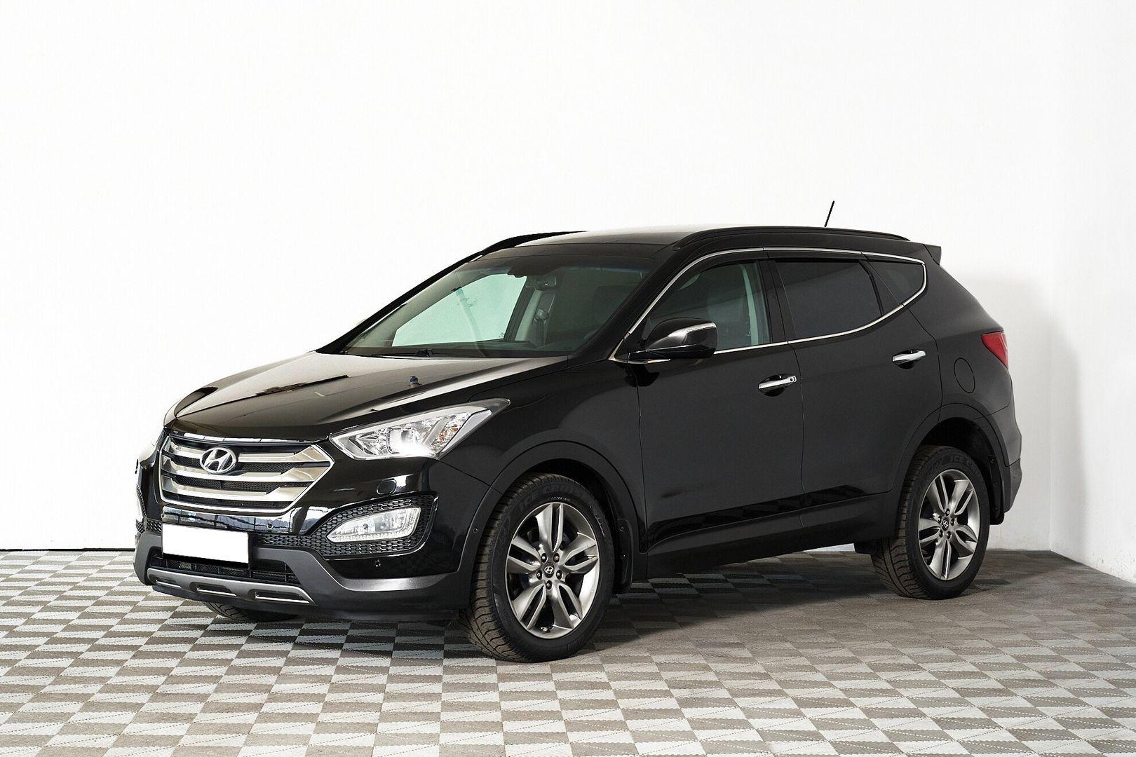Hyundai Santa Fe 2014, черный