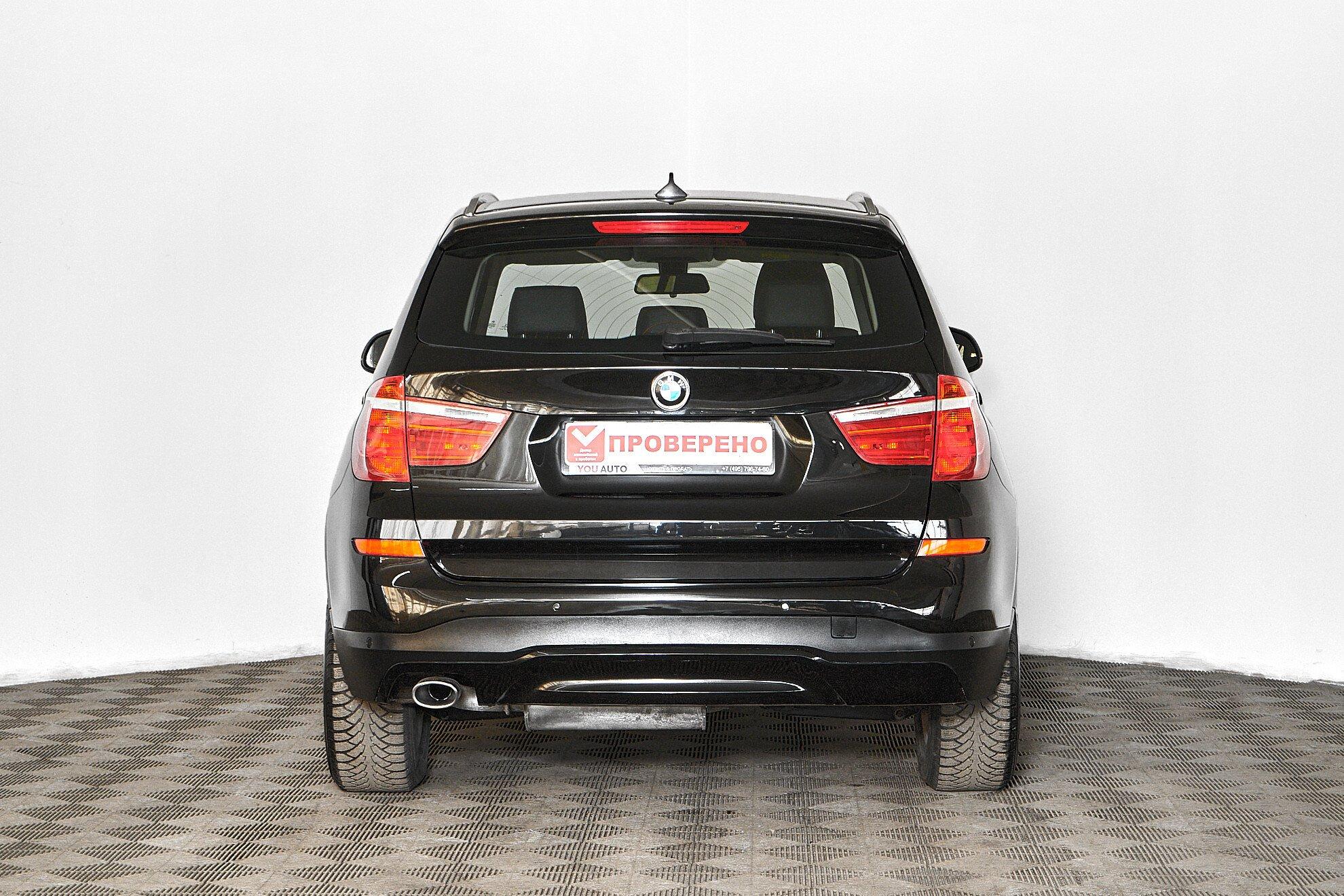 BMW X3 2016, черный
