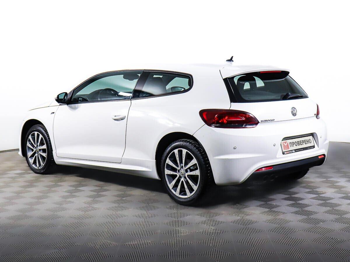 Volkswagen Scirocco 2014, белый