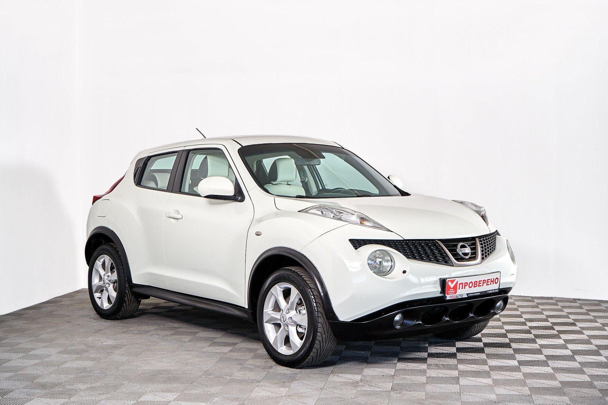 Nissan Juke 2014, белый