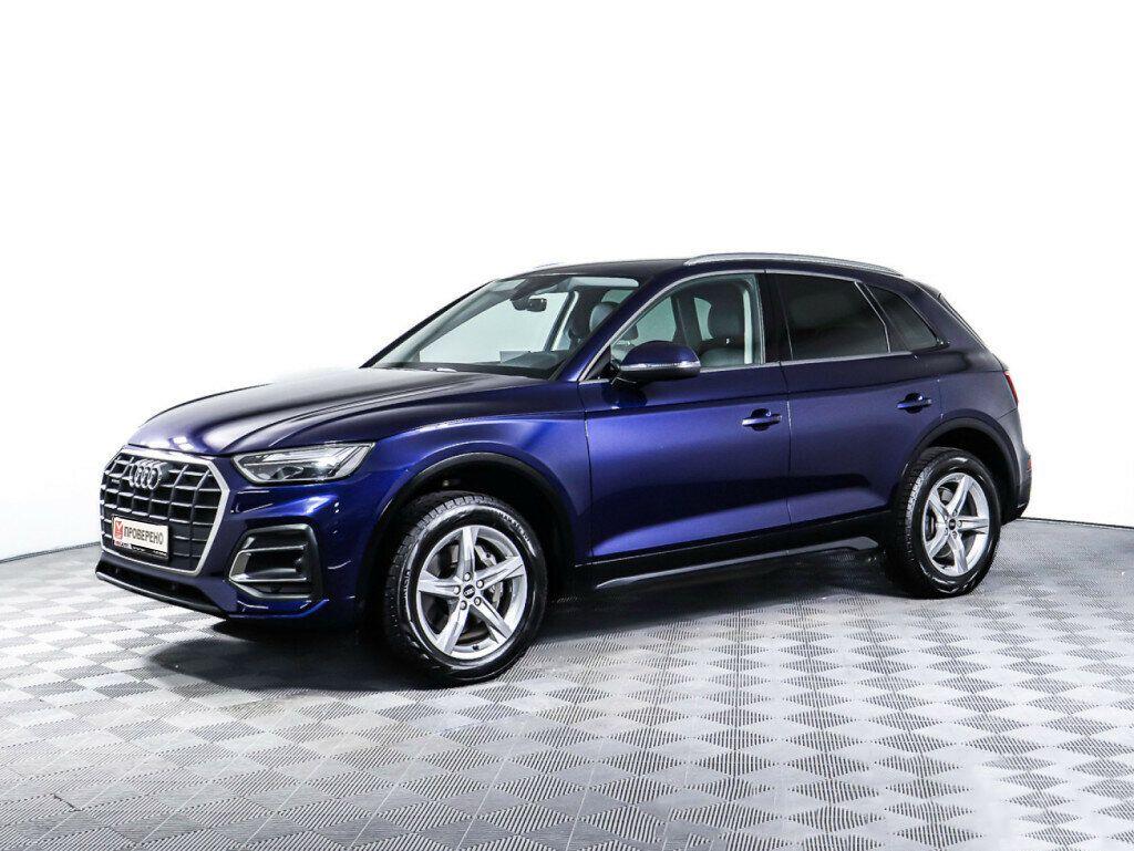 Audi Q5 2021, синий
