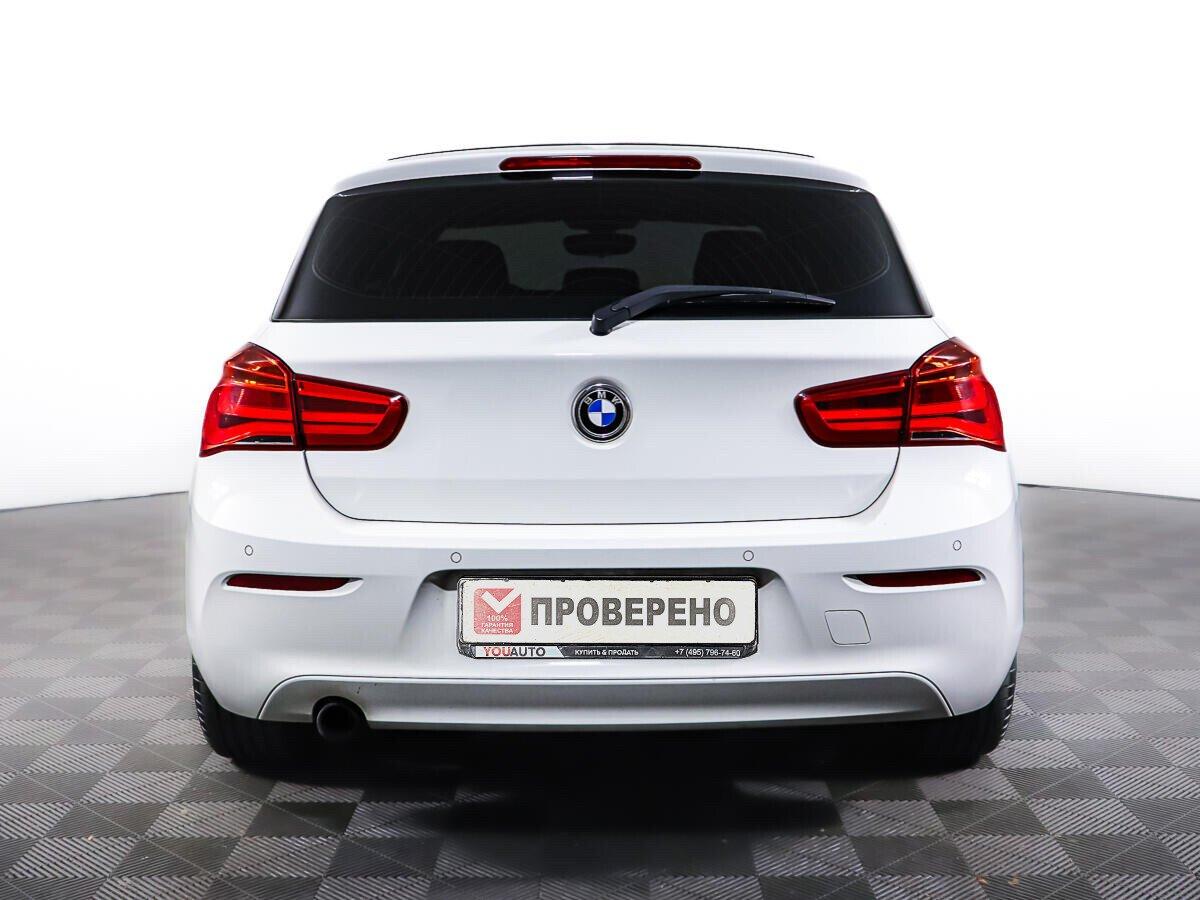 BMW 1 серии 2017, белый