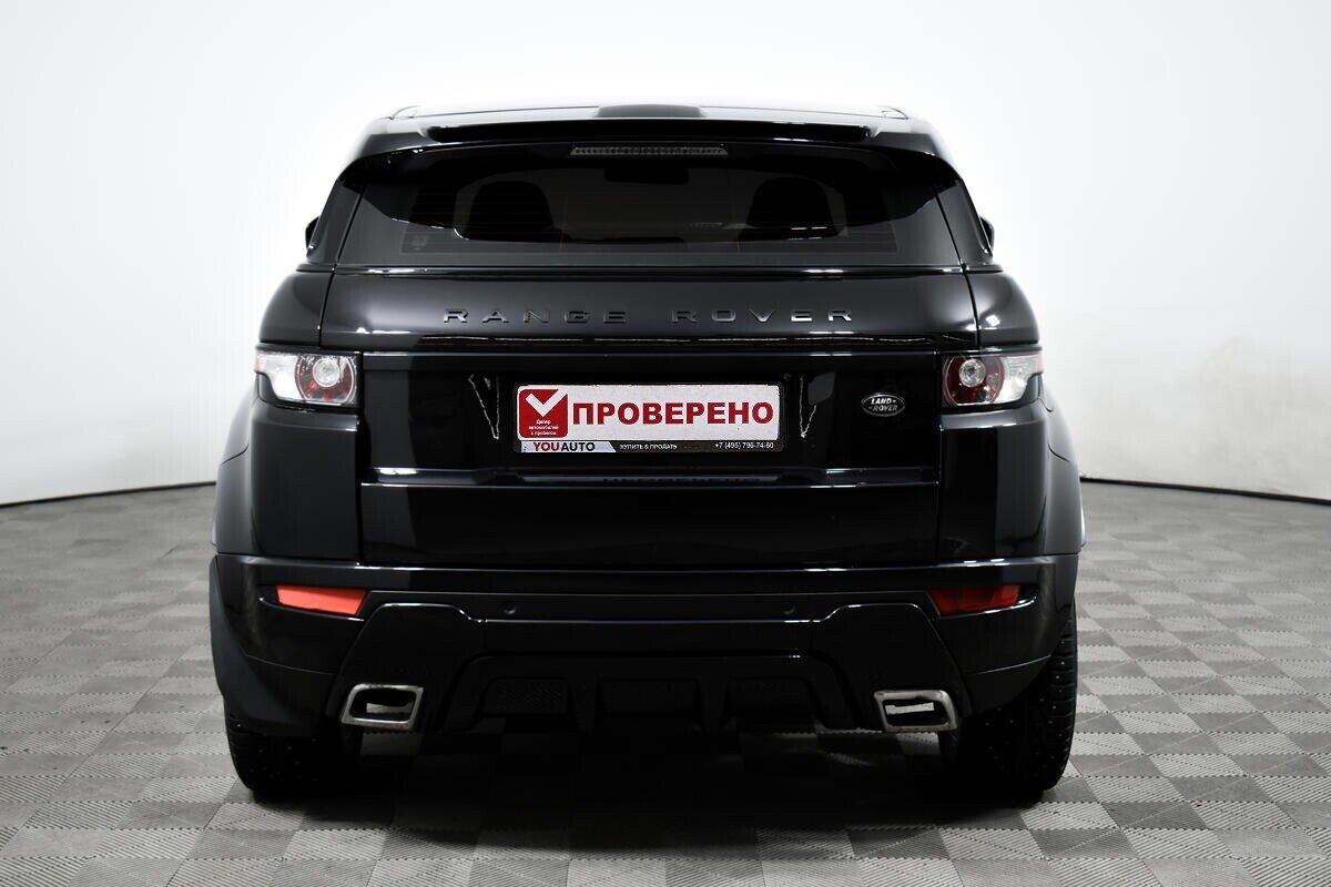 Land Rover Range Rover Evoque 2013, черный