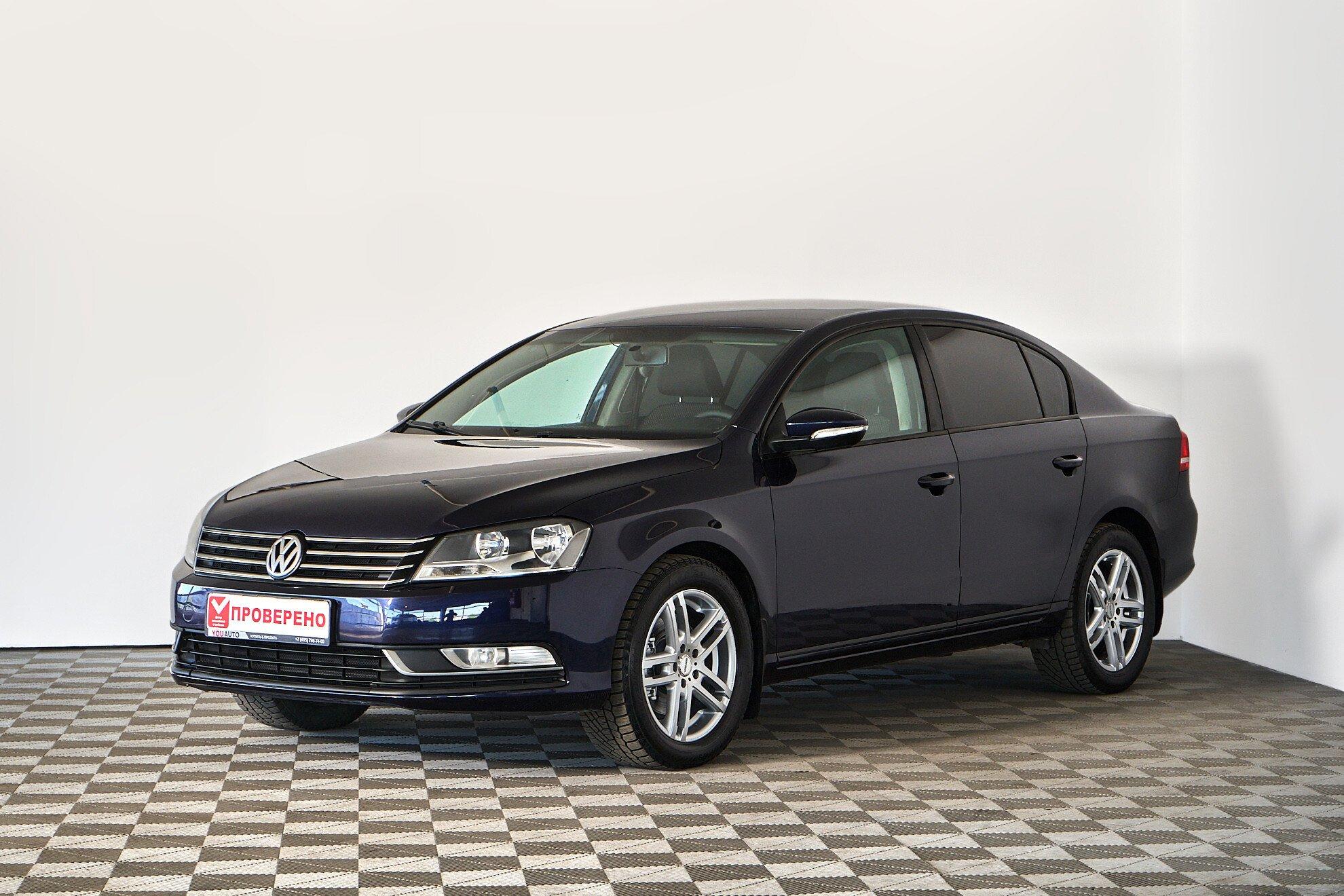 Volkswagen Passat 2012, синий