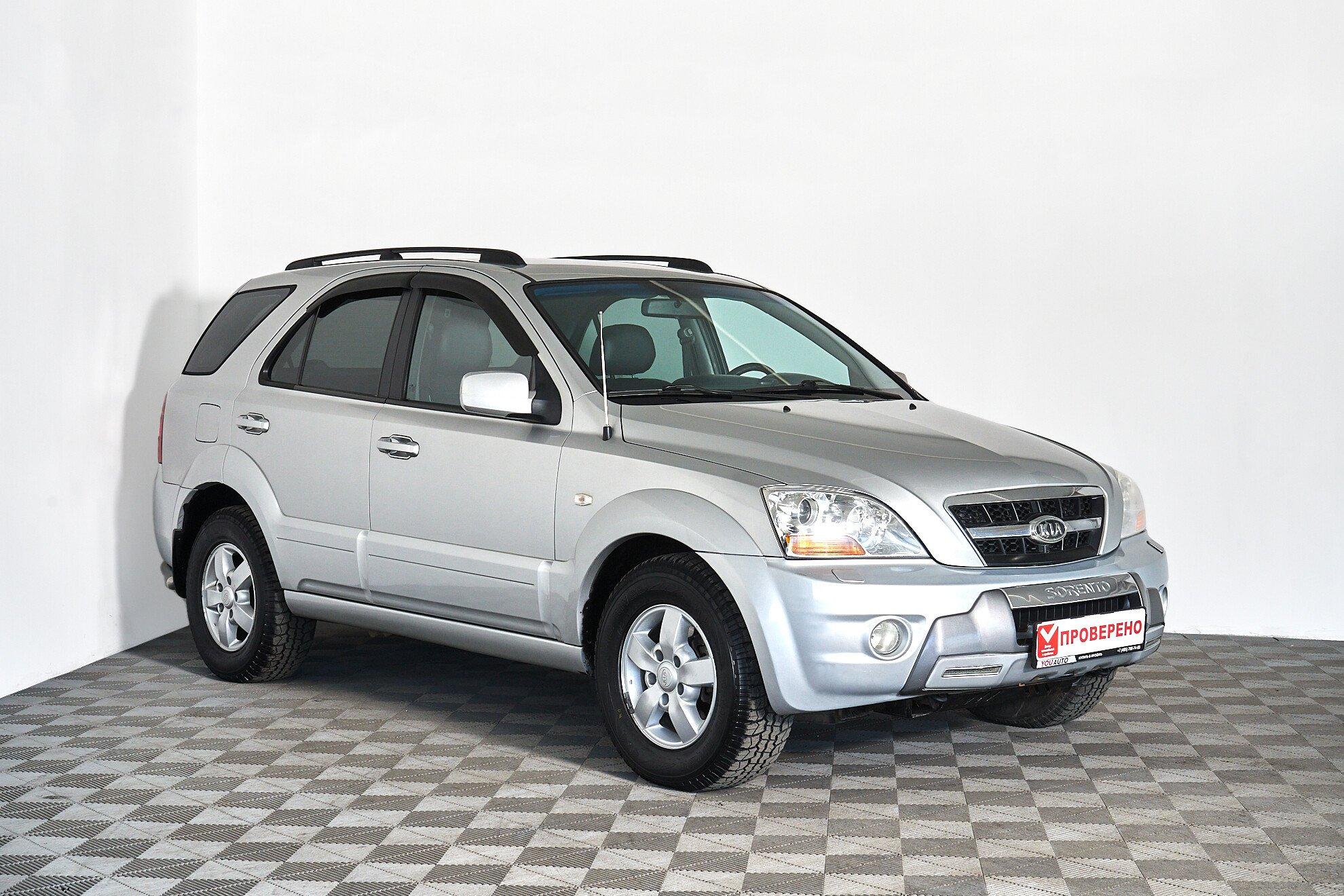 Kia Sorento 2008, серебряный