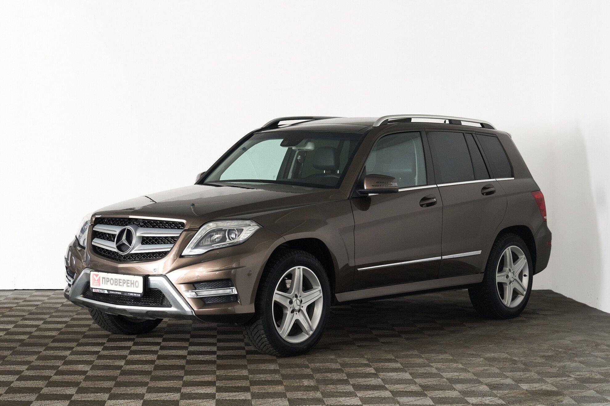 Mercedes-Benz GLK-Класс 2014, коричневый