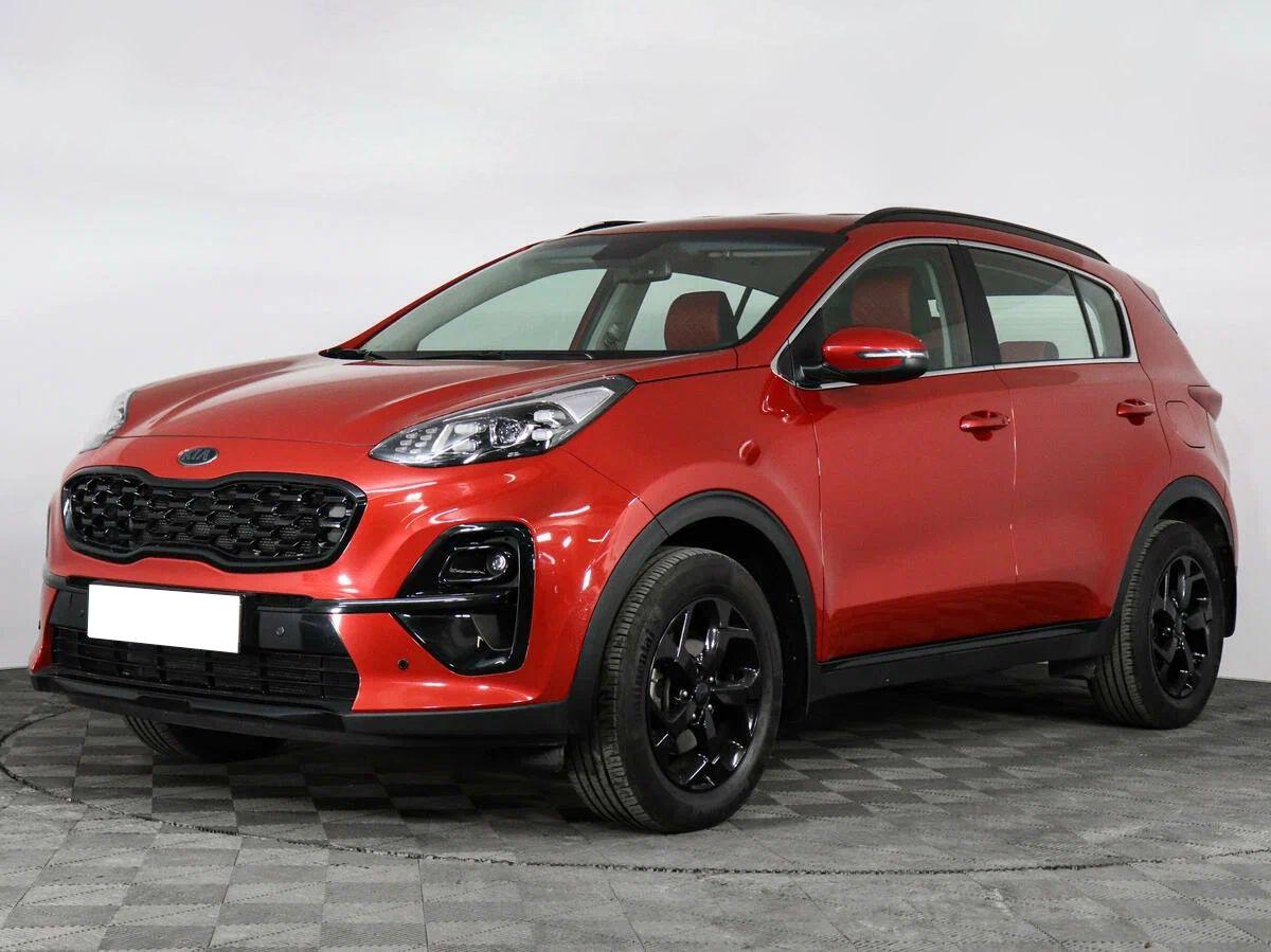 Kia Sportage 2021, красный