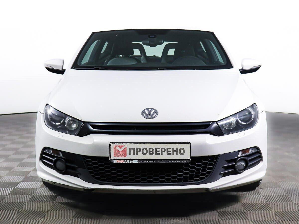 Volkswagen Scirocco 2014, белый