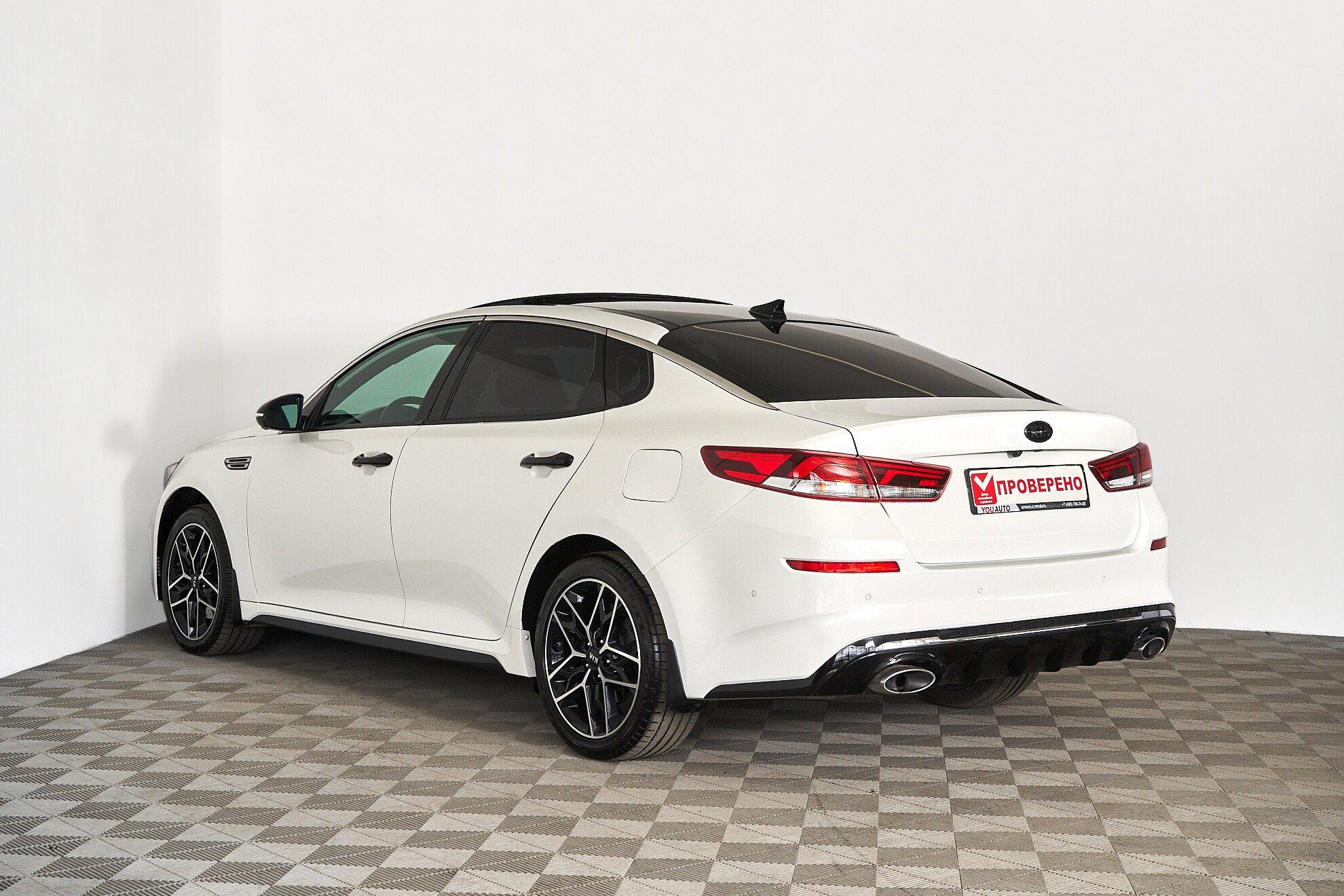 Kia Optima 2018, белый