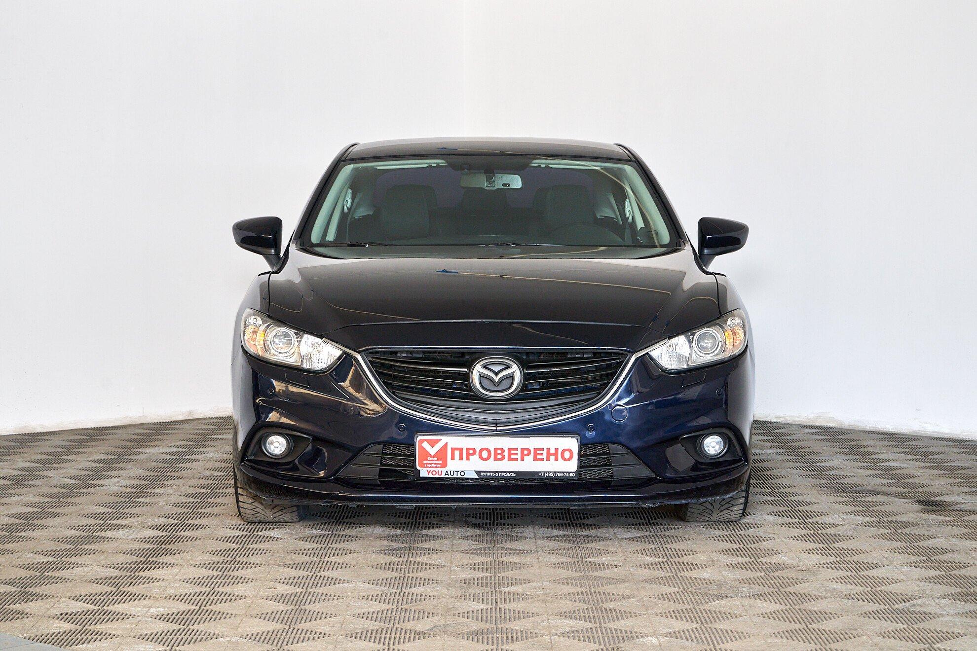 Mazda 6 2014, синий