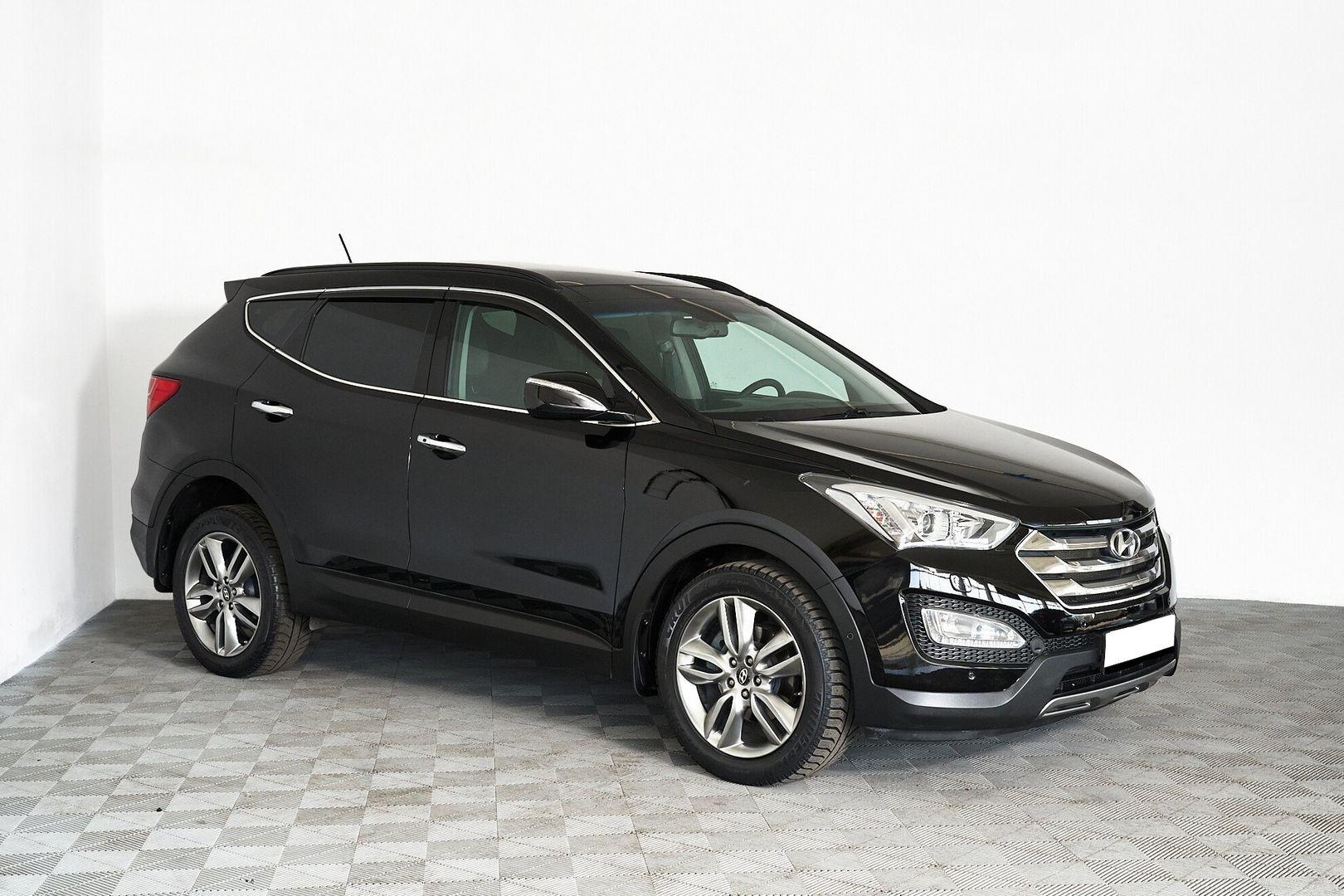Hyundai Santa Fe 2014, черный