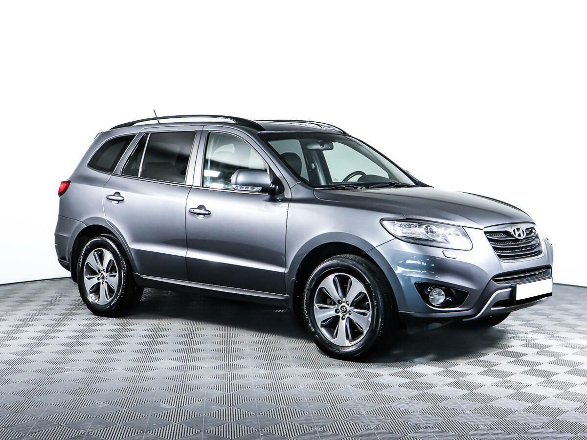 Hyundai Santa Fe 2012, серый