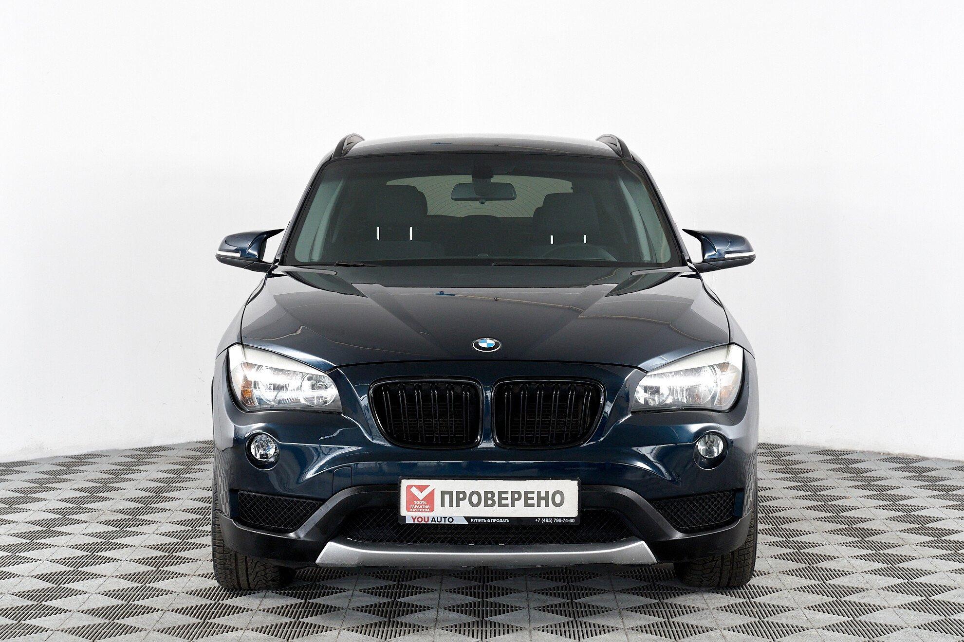 BMW X1 2014, синий