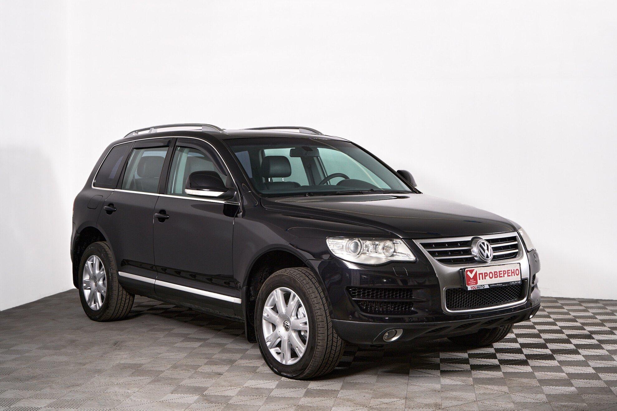 Volkswagen Touareg 2008, черный