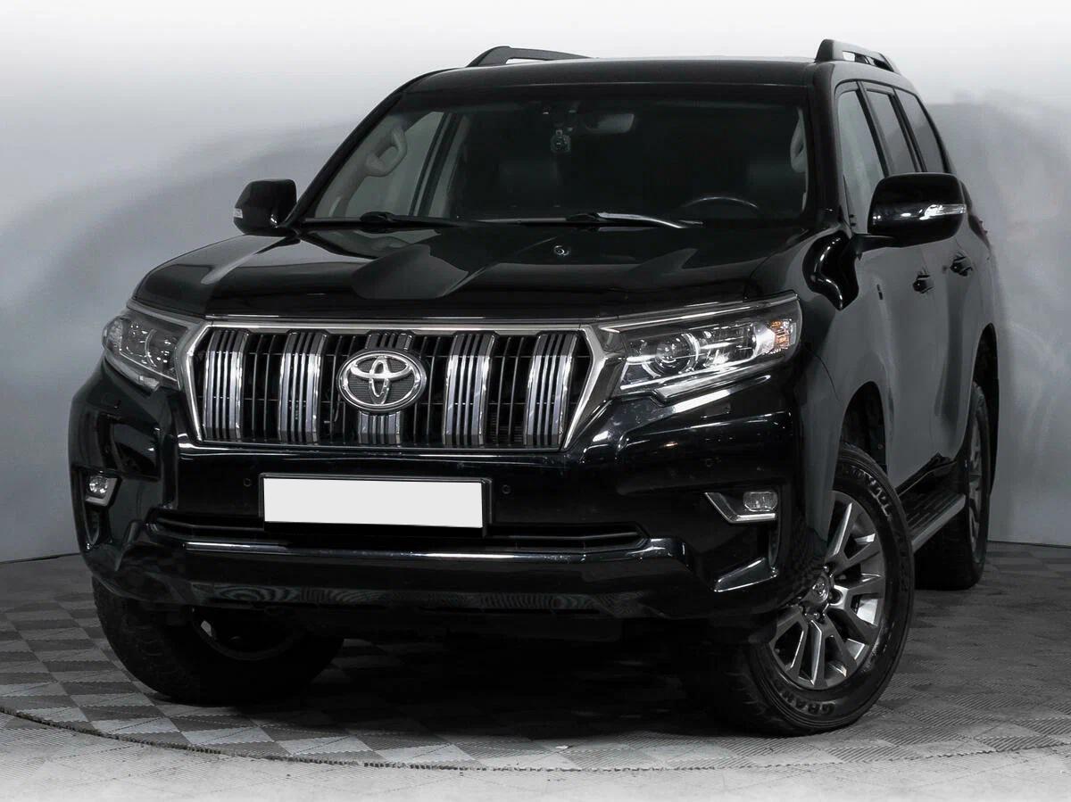 Toyota Land Cruiser Prado 2018, черный