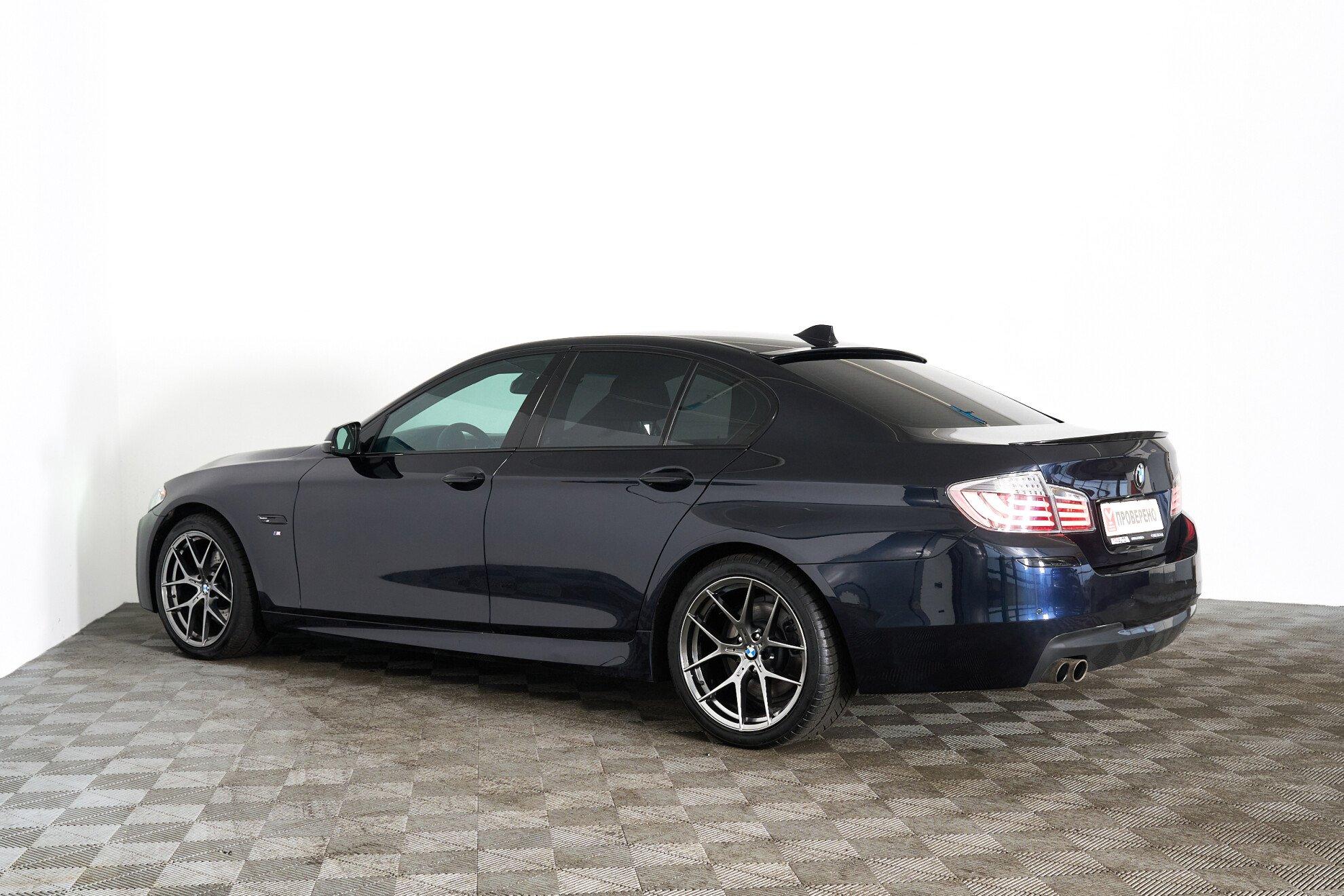 BMW 5 серии 2013, черный