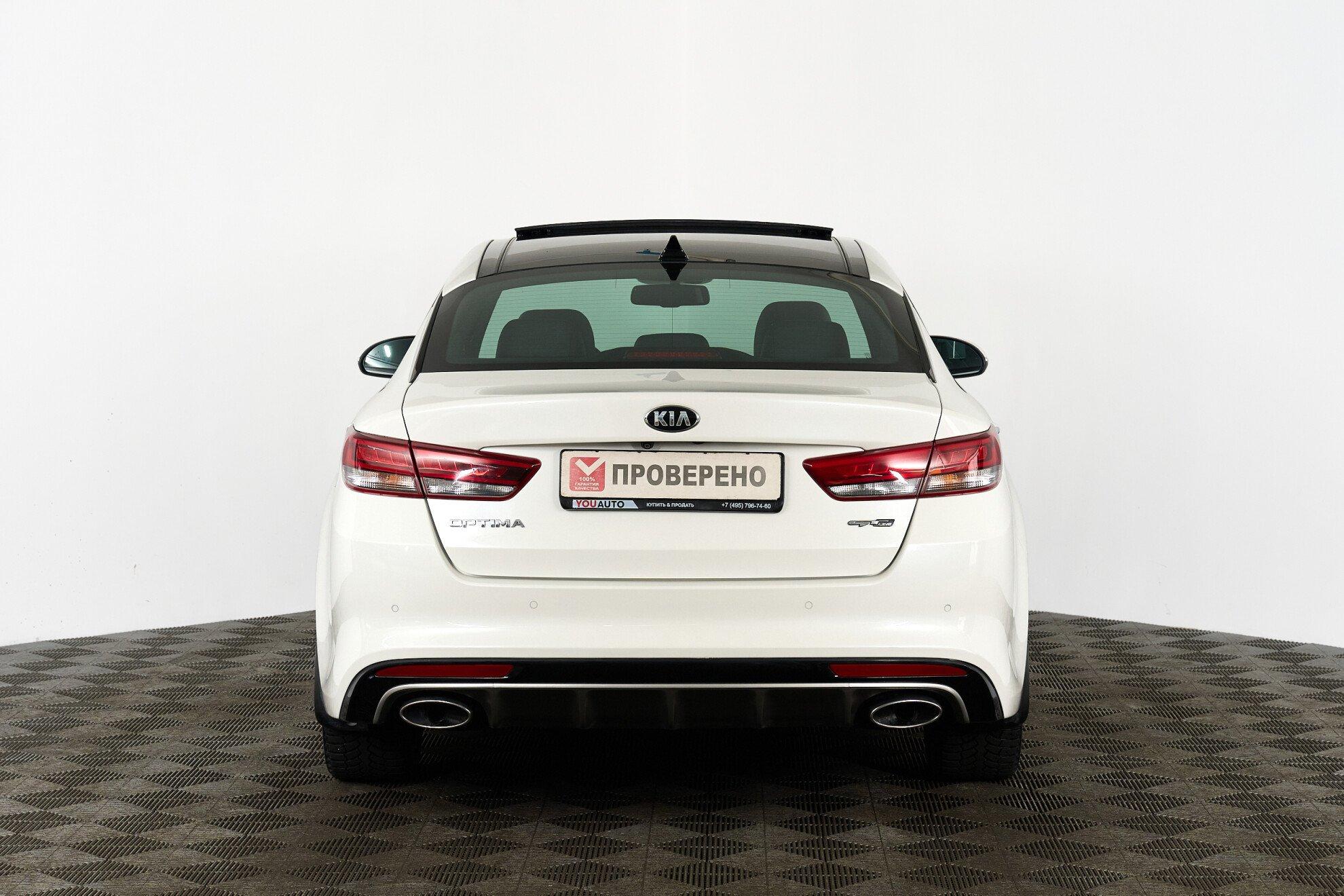 Kia Optima 2017, белый