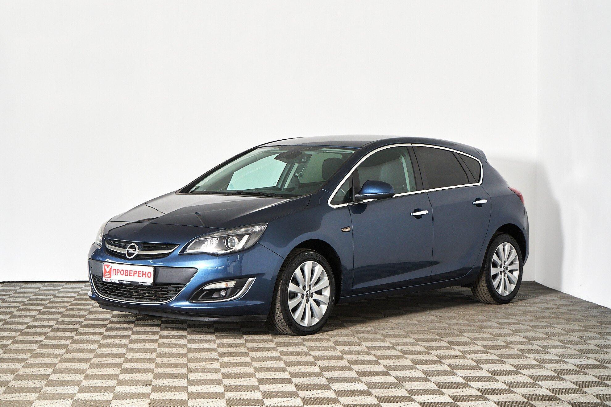 Opel Astra 2013, синий