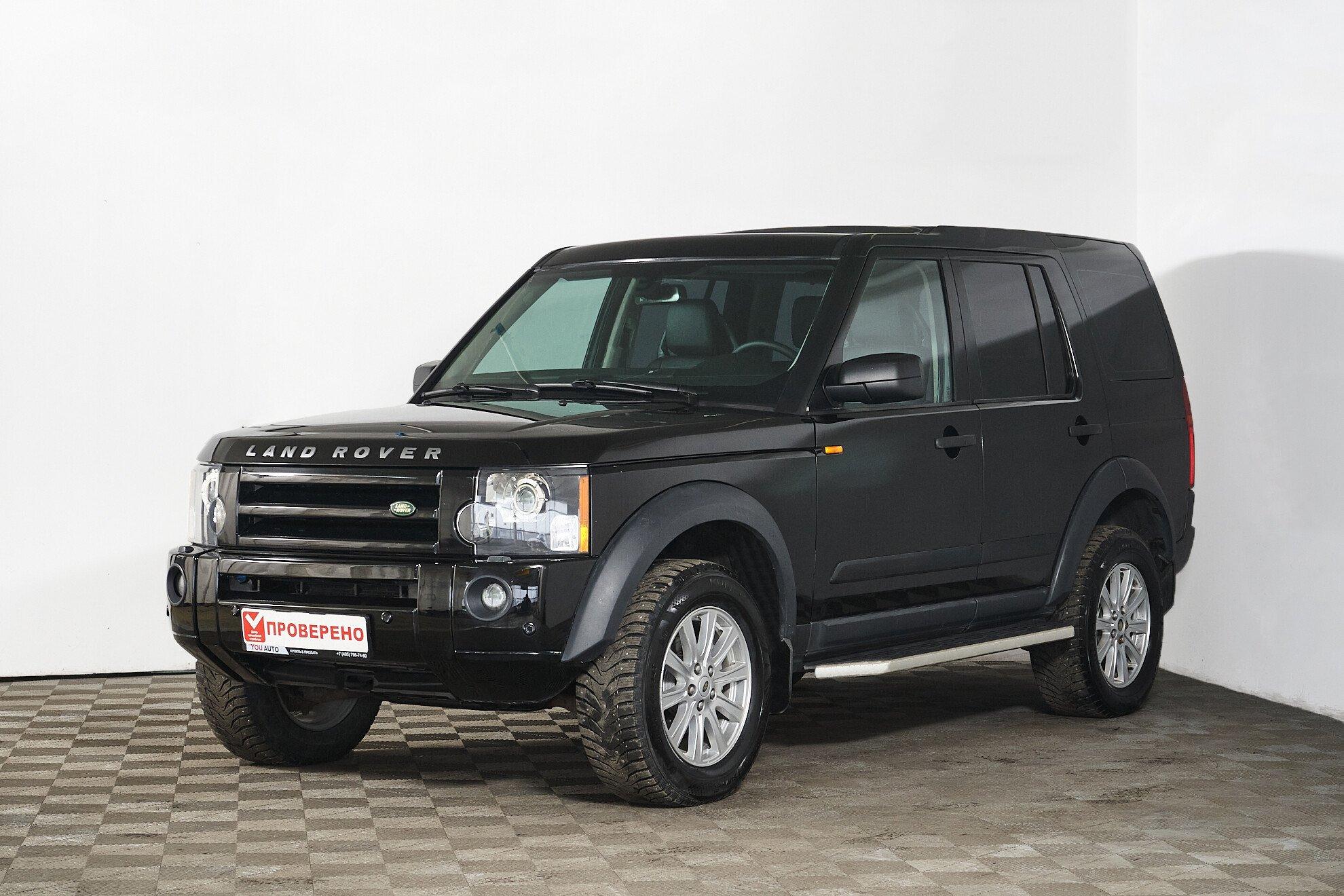 Land Rover Discovery 2008, черный