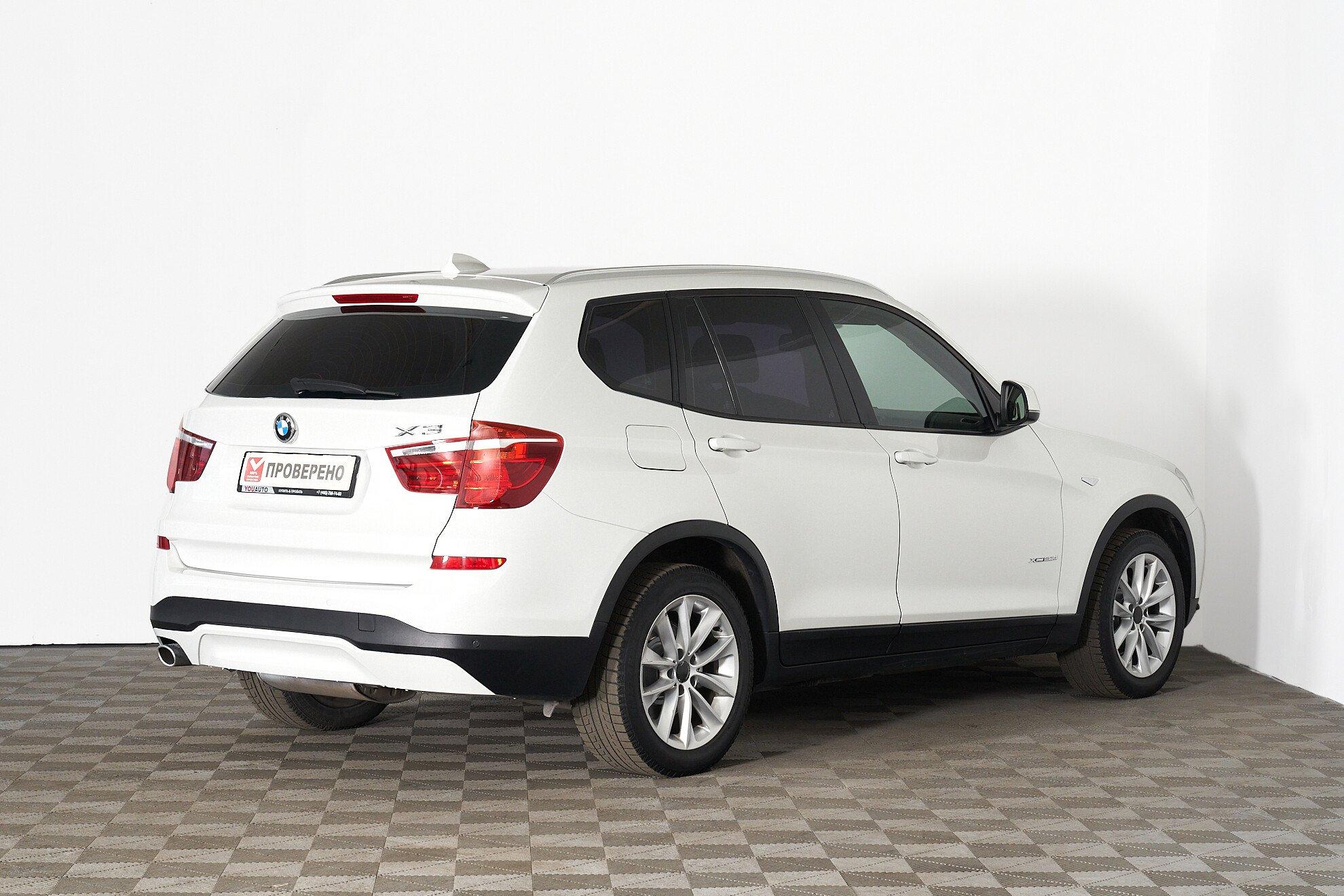 BMW X3 2014, белый
