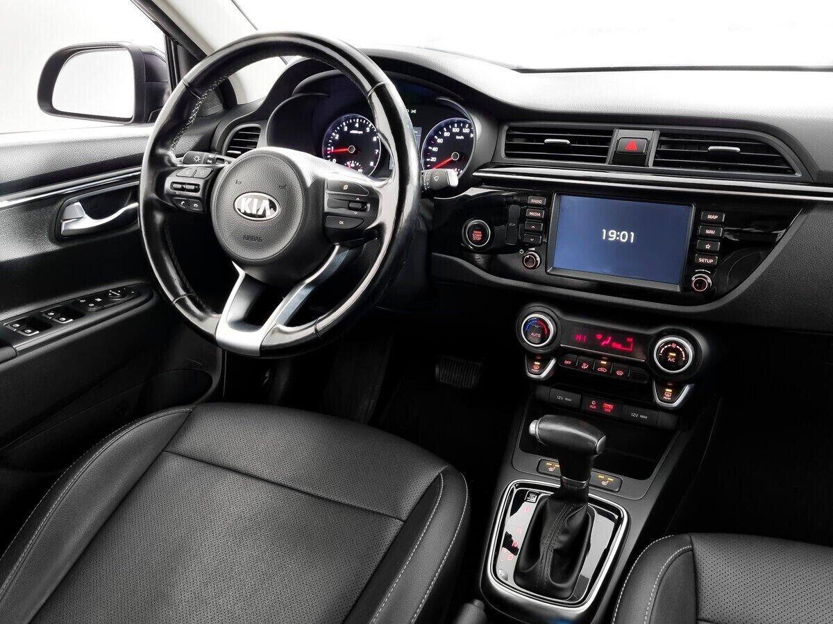 Kia Rio 2019, черный