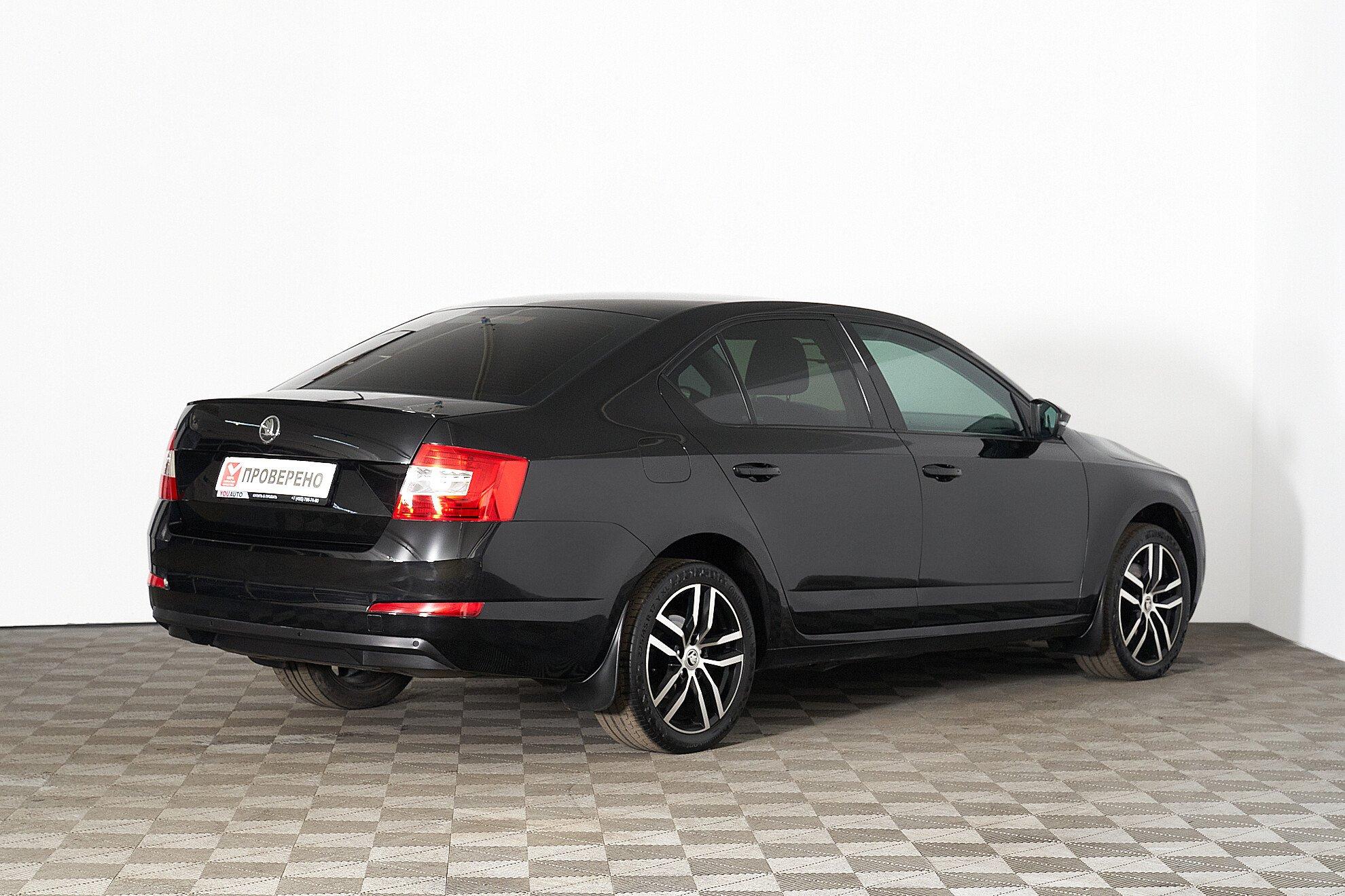 Skoda Octavia 2014, черный