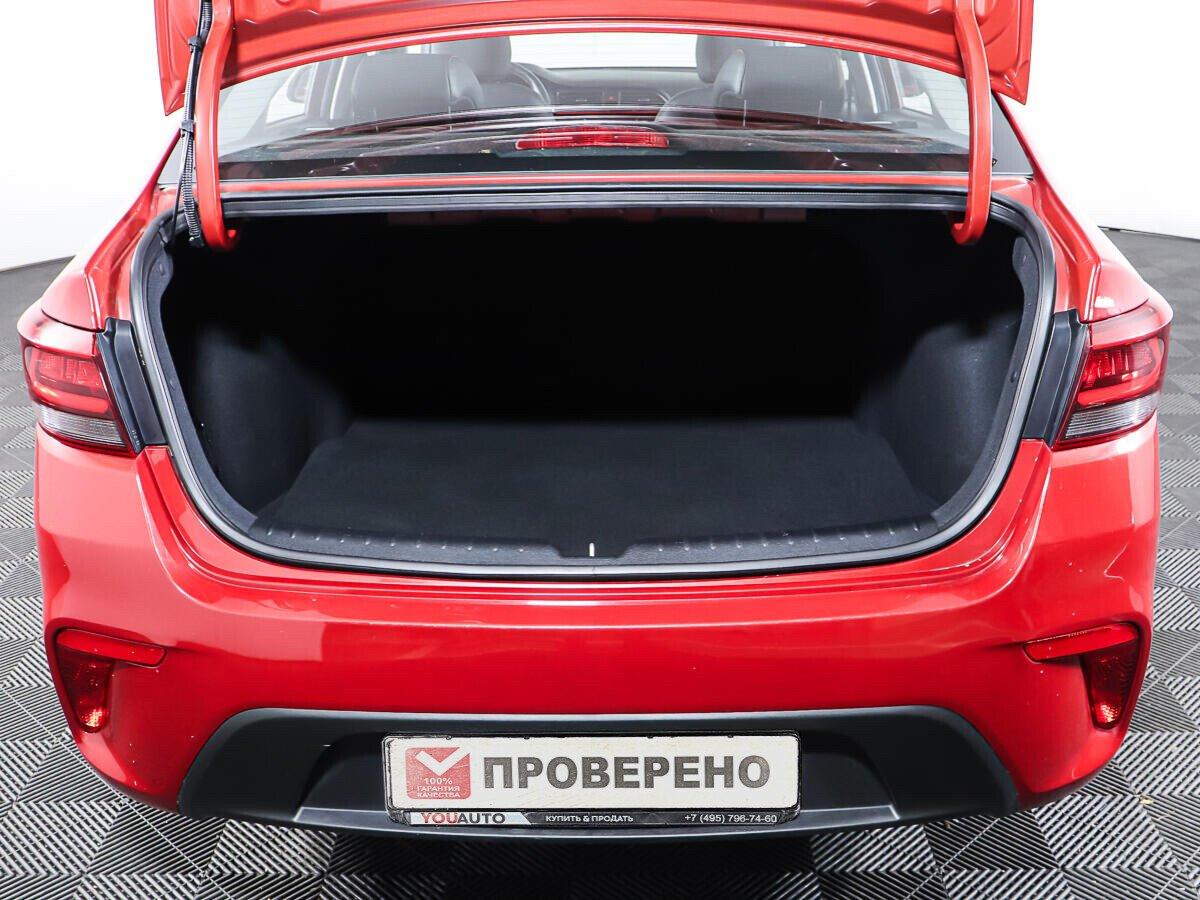 Kia Rio 2020, красный